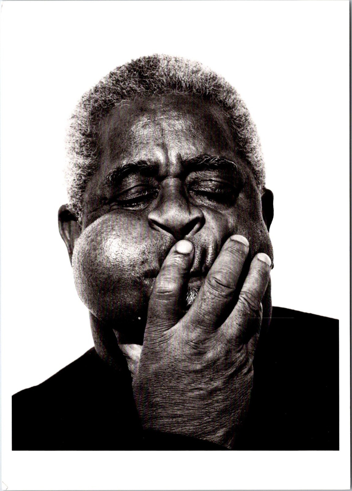 Postcard Dizzy Gillespie Paris 1989 Herb Ritts Photographer C64