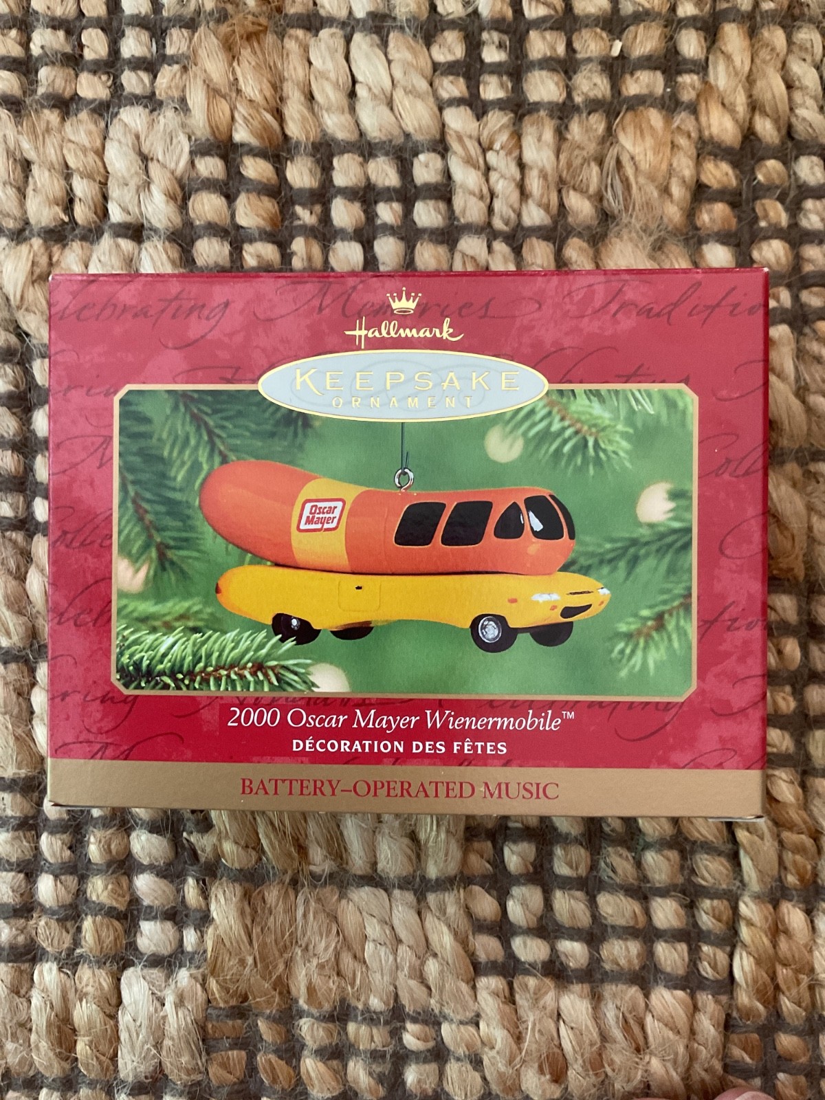 2001 Hallmark 2000 Oscar Mayer Weinermobile Ornament - Hot Dogs 2001 Hallmark 2000 Oscar Mayer Weinermobile Ornament - Hot Dogs