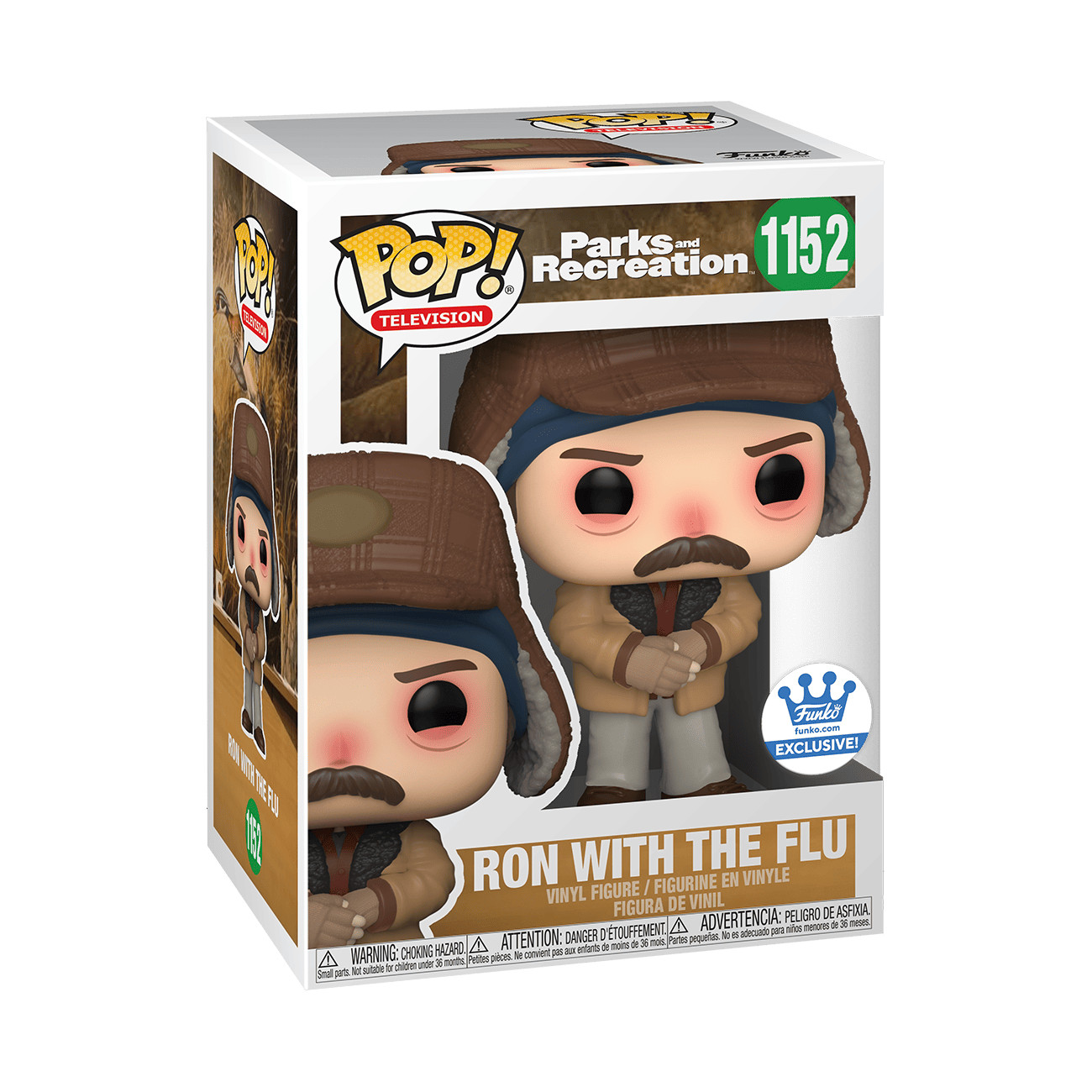 Funko Pop Vinyl: Ron with the Flu - Funko (Exclusive) #1152 With Protector