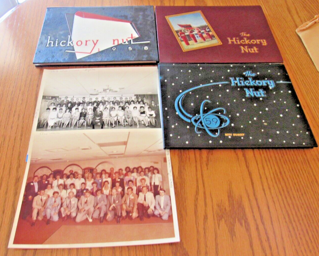 VTG YEARBOOKS  HICKORY HIGH SCHOOL  HERMITAGE, PENNA  HICKORY NUT, 1957, 58, 59