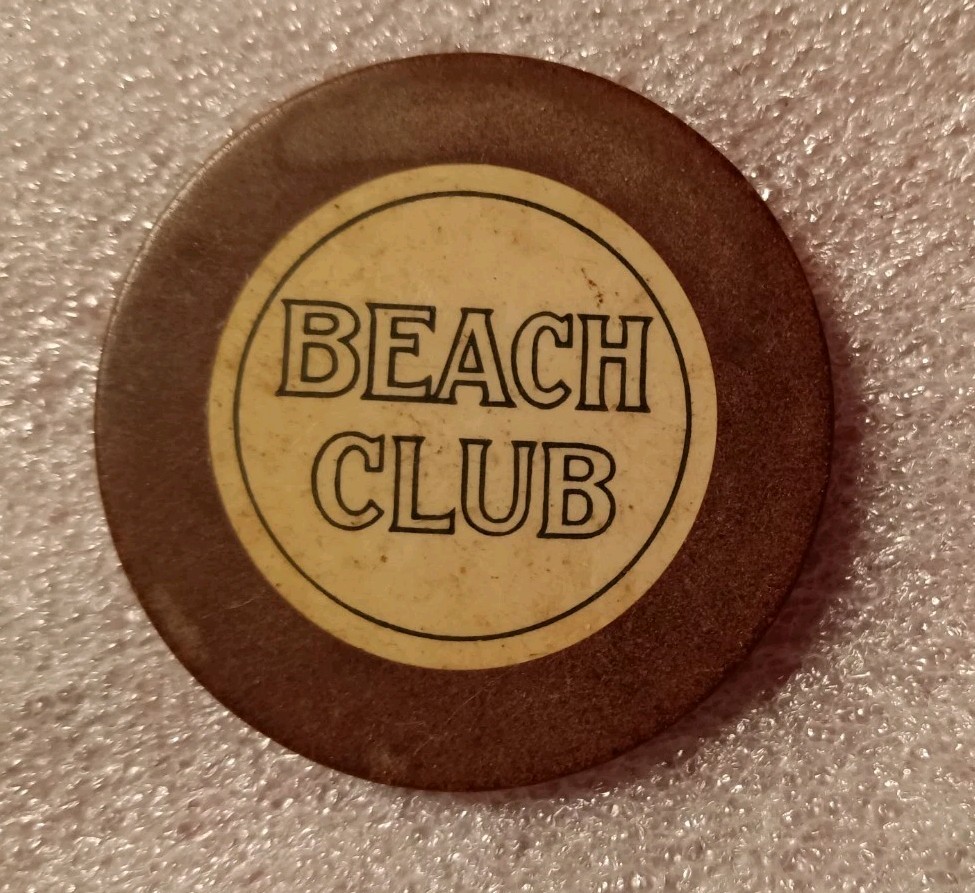 BEACH CLUB Illegal Casino Palm Beach Fl  Crest and Seal C&S RARE. buy it now