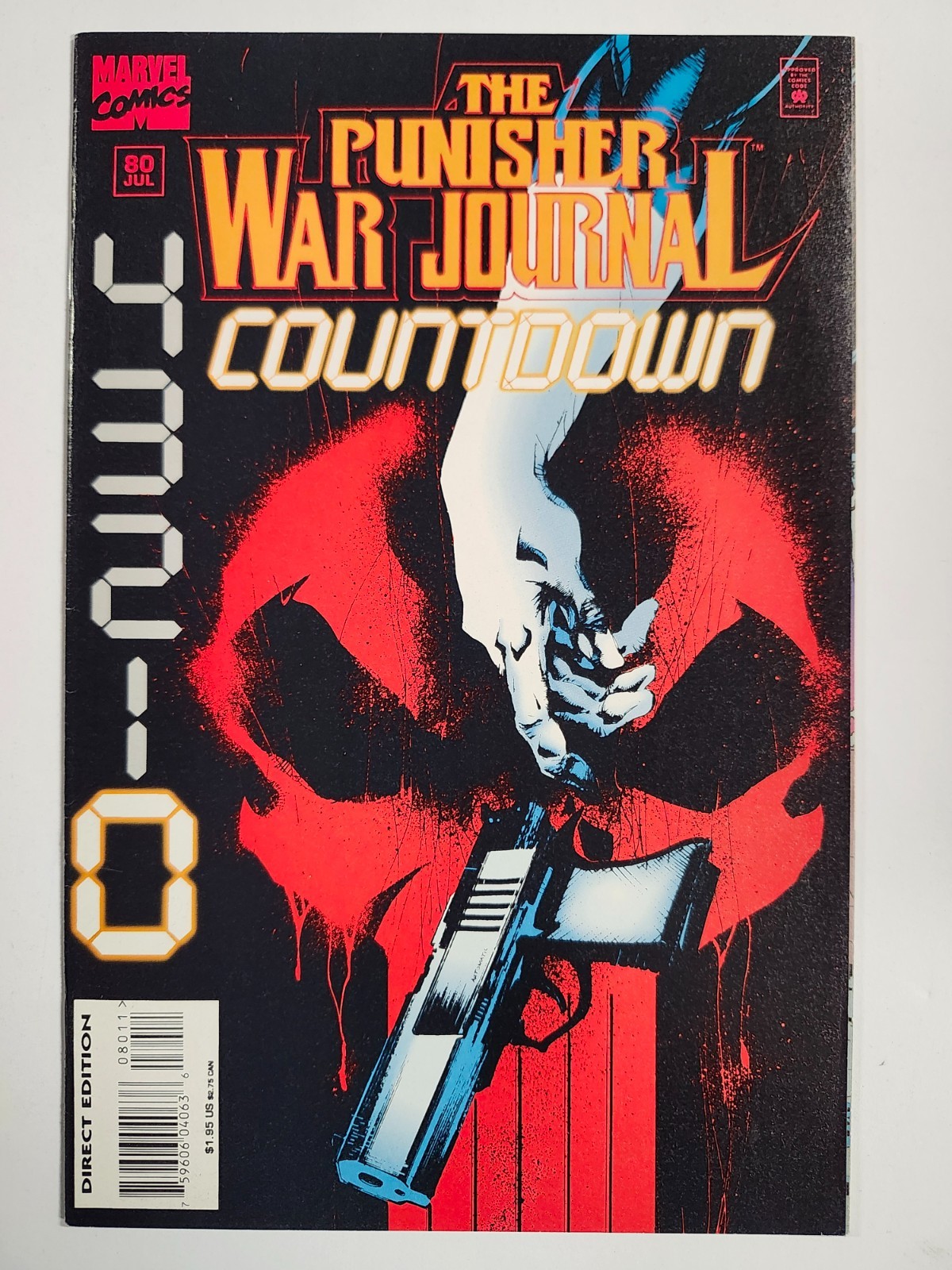 SEE PIC Punisher War Journal #80 Last Issue (Marvel Comics) B