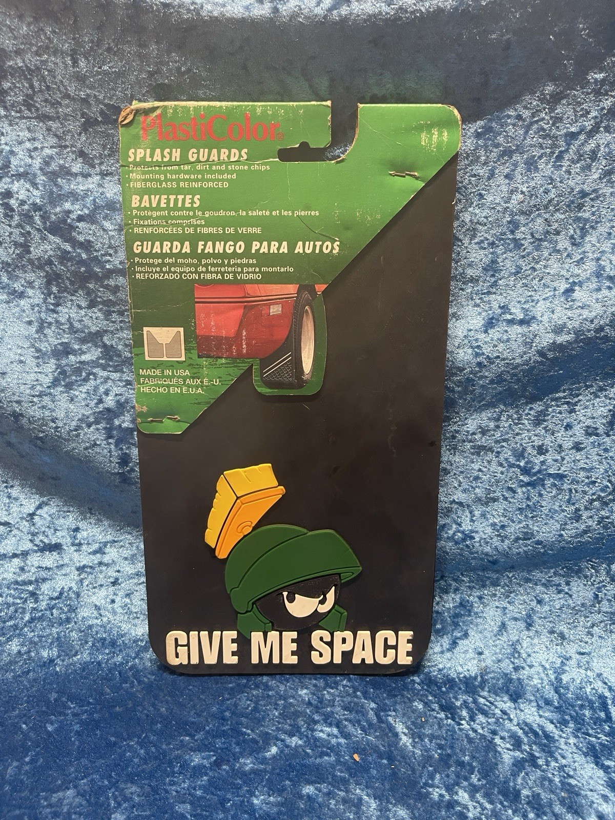 Marvin The Martian GIVE ME SPACE Mud Flaps Vintage Warner Bros 1995