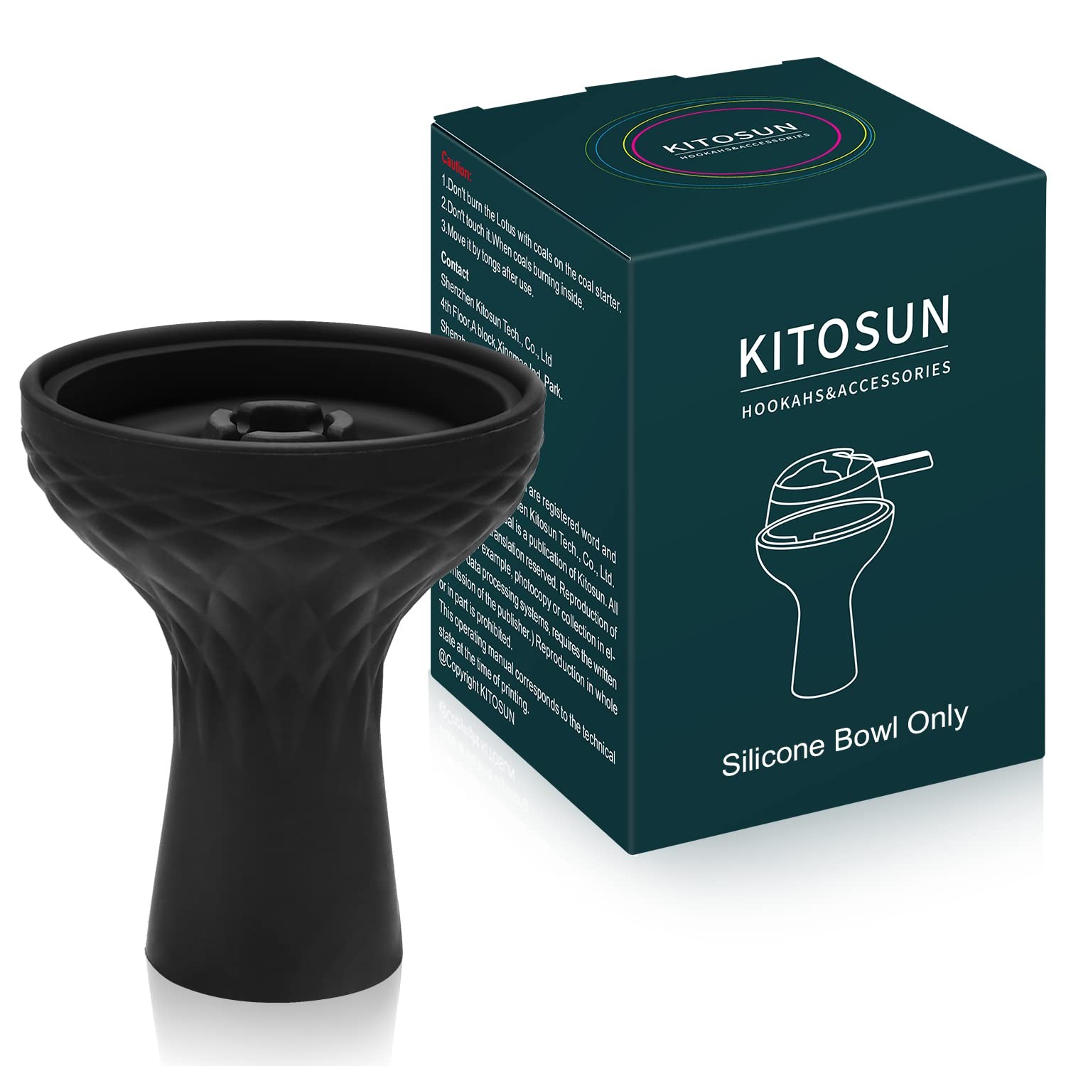 Rubber Silicone Heat Resistant Phunnel Hookah Bowl Kit Silicone Hookah Bowl