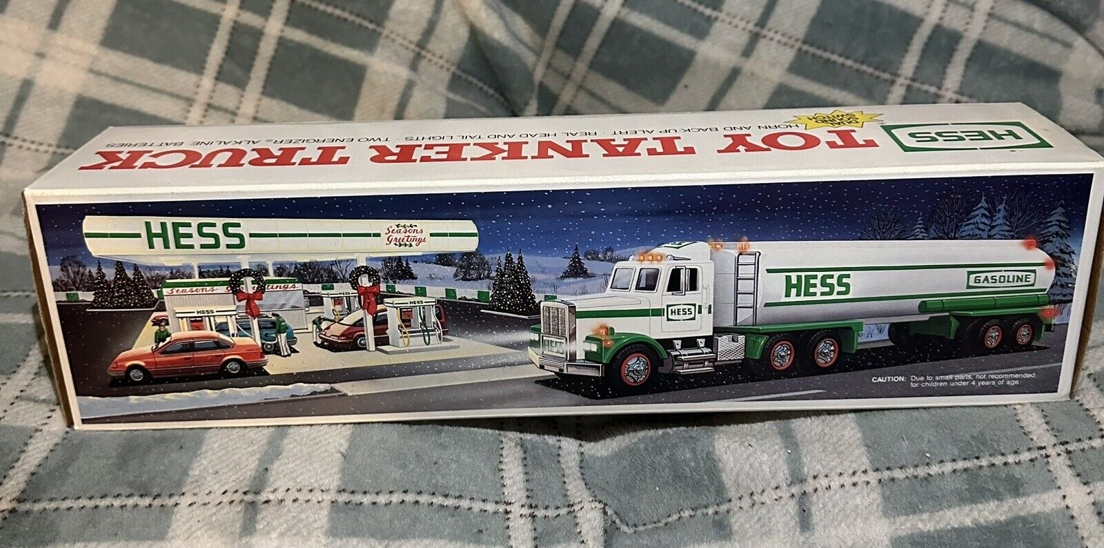 1990 HESS Original Toy Tanker Truck Gas Collectible New In Original Box