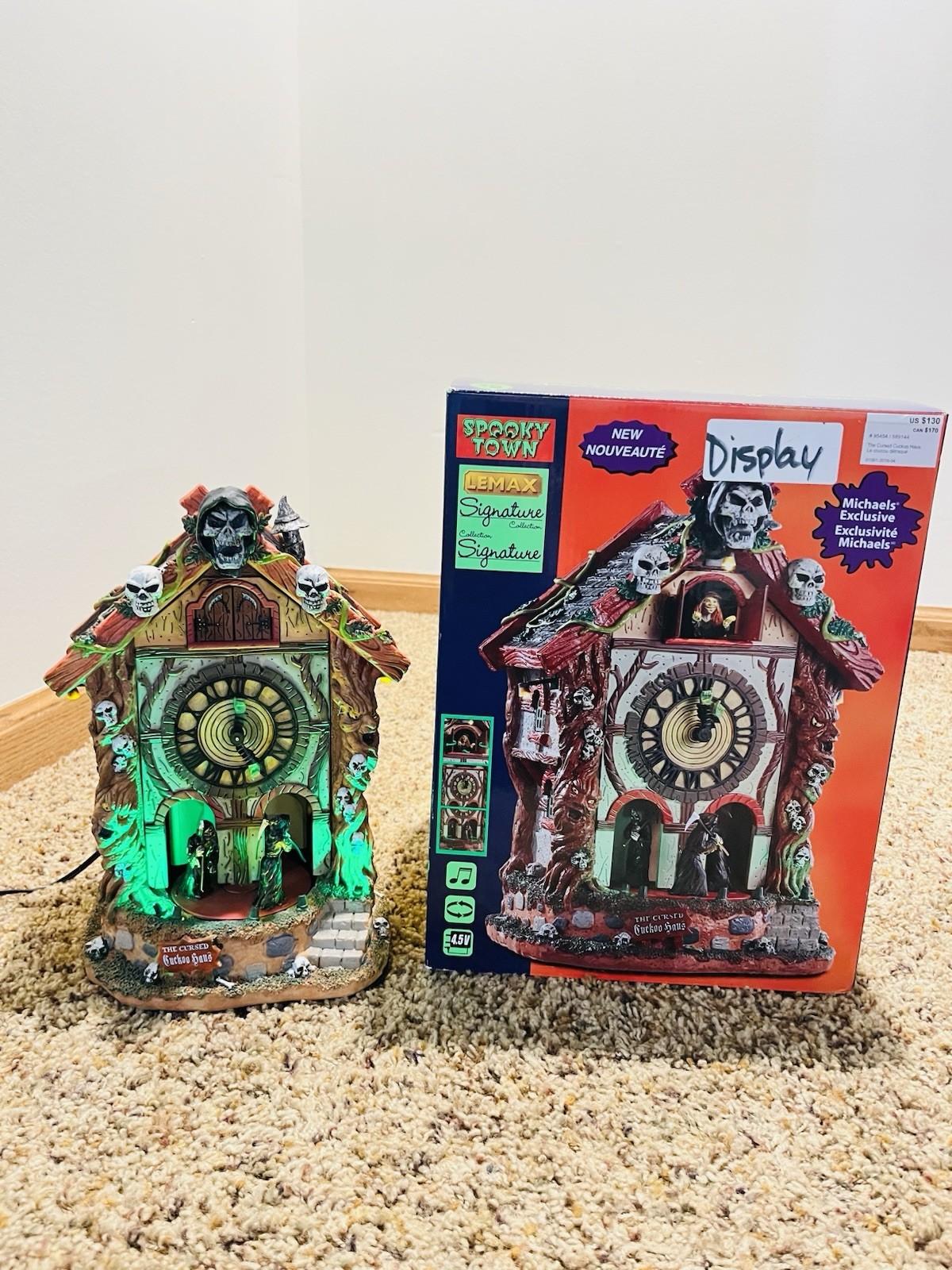 Lemax Spooky Town Cursed Cuckoo House Halloween Village Lemax Spooky Town Cursed Cuckoo House Halloween Village