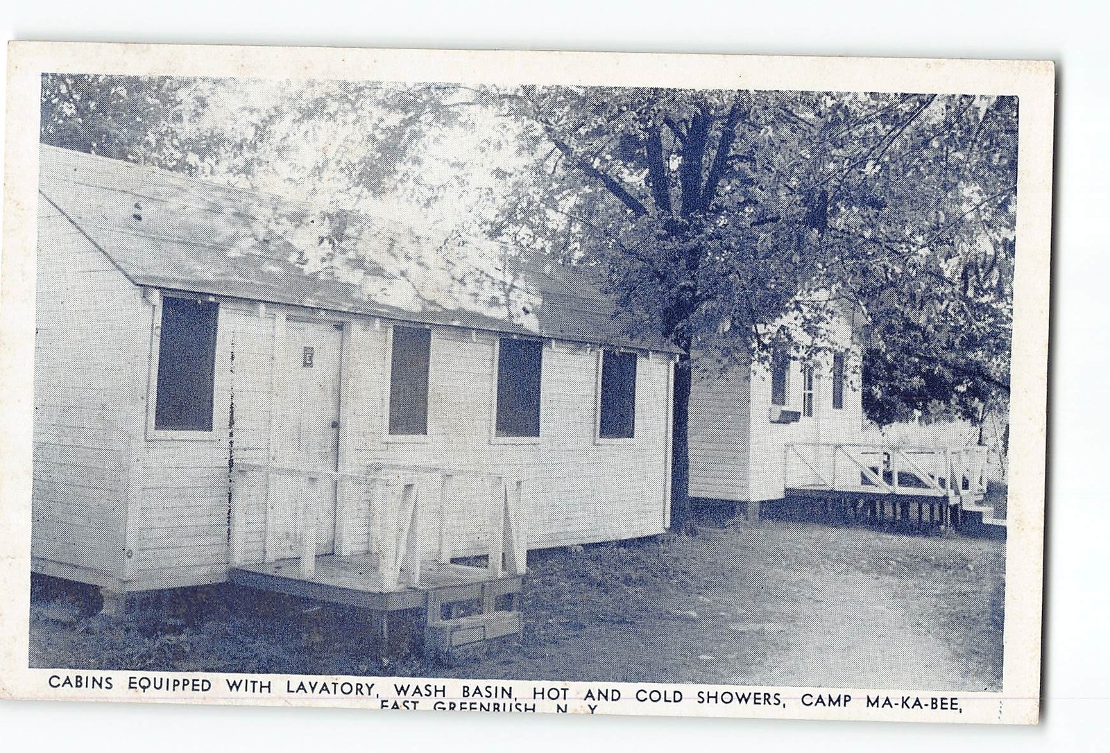 East Greenbush NY Vintage Postcard Camp MA-KA-BEE Cabins