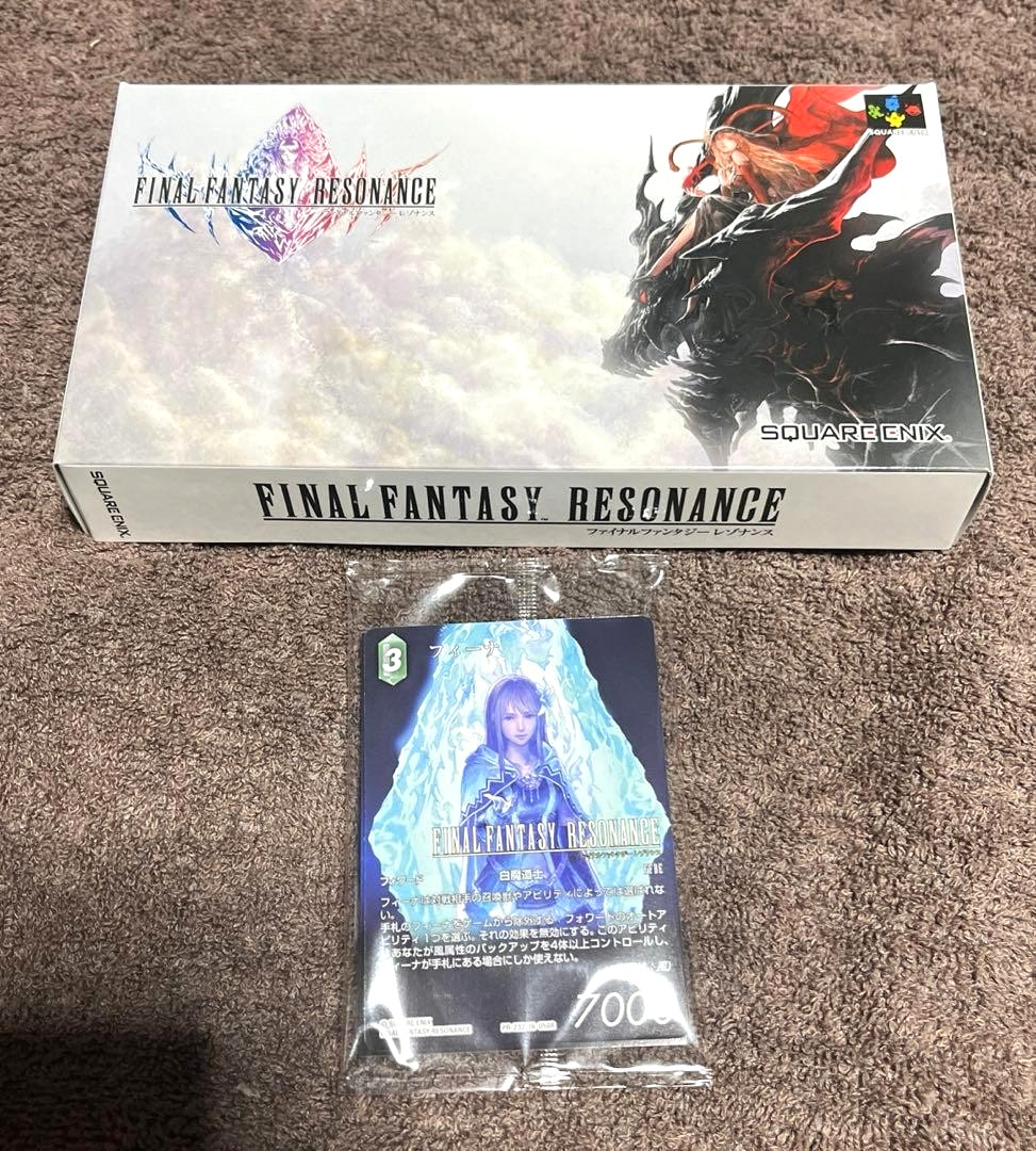 FINAL FANTASY RESONANCE TGS2026 Retro SNES Style Box + Feena PR Card Japan