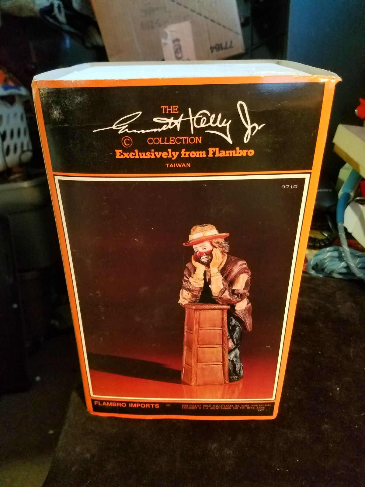 Vintage Emmett Kelly Jr. 9710 Why Me? 9” Clown Figurine #3497/15000 w/ Box