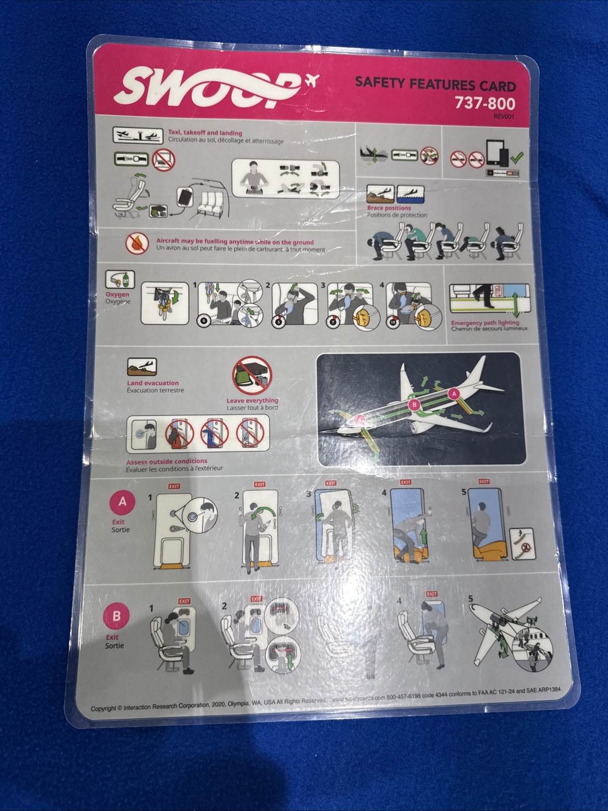 Swoop Airlines 737-800 Safety Card Rev 001