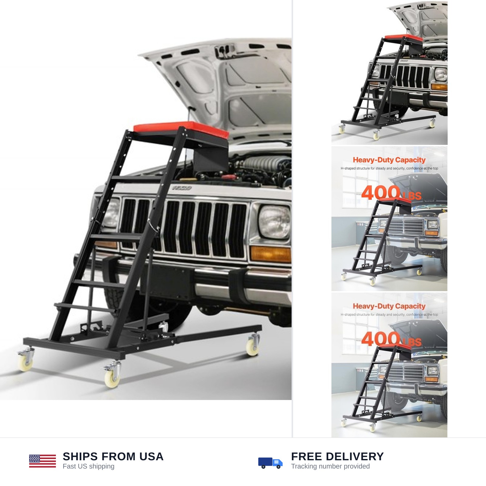VEVOR Top Automotive Creeper 48