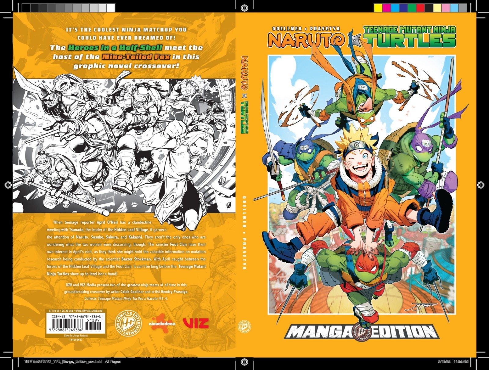 Naruto x Teenage Mutant Ninja Turtles-Manga Edition PRE ORDER  10/27/26