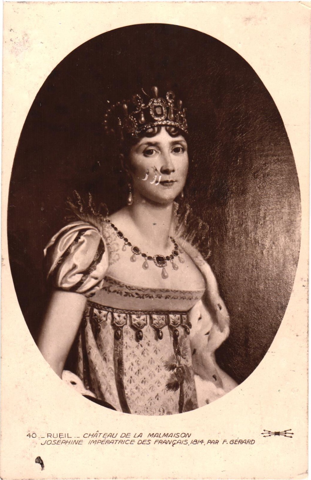 Rueil France Empress Josephine Malmaison Undivided Back Postcard c1905 Unused