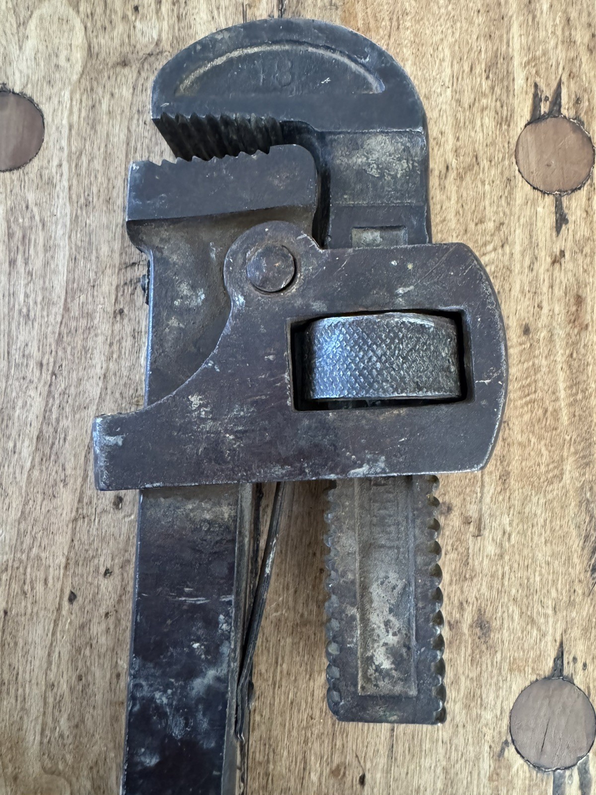 Vintage GTD 18” Pipe Wrench 3 1/2 Vintage GTD 18” Pipe Wrench 3 1/2