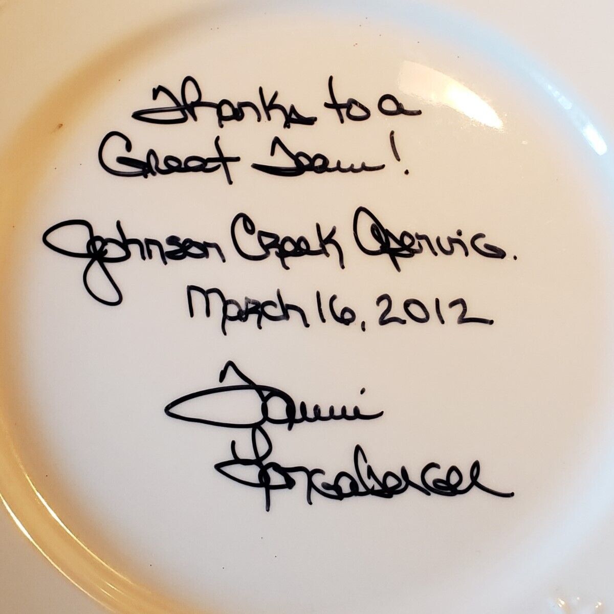 Longaberger rare signed collectable plate