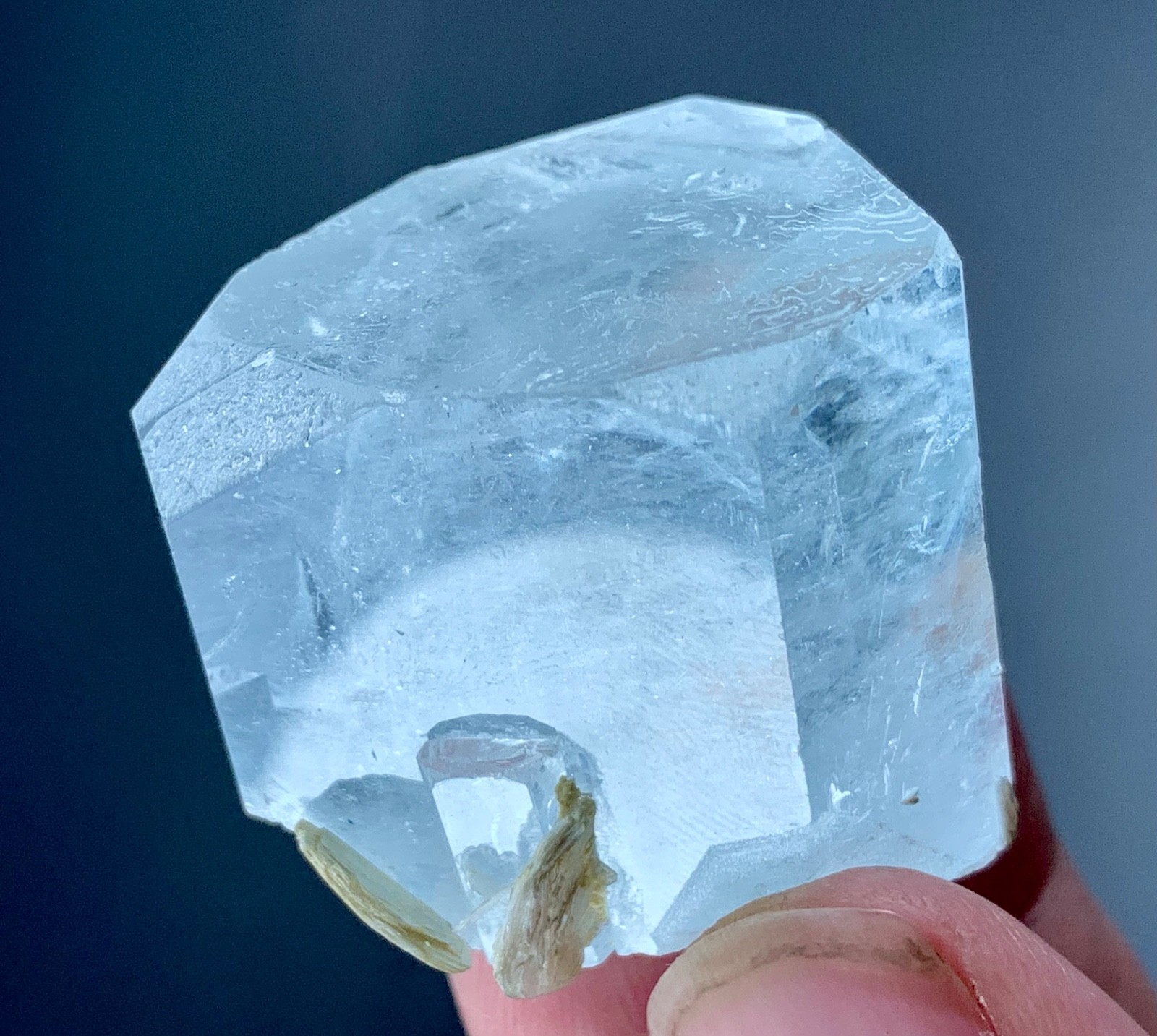 225 Carat Aquamarine Crystal Specimen From Skardu Pakistan