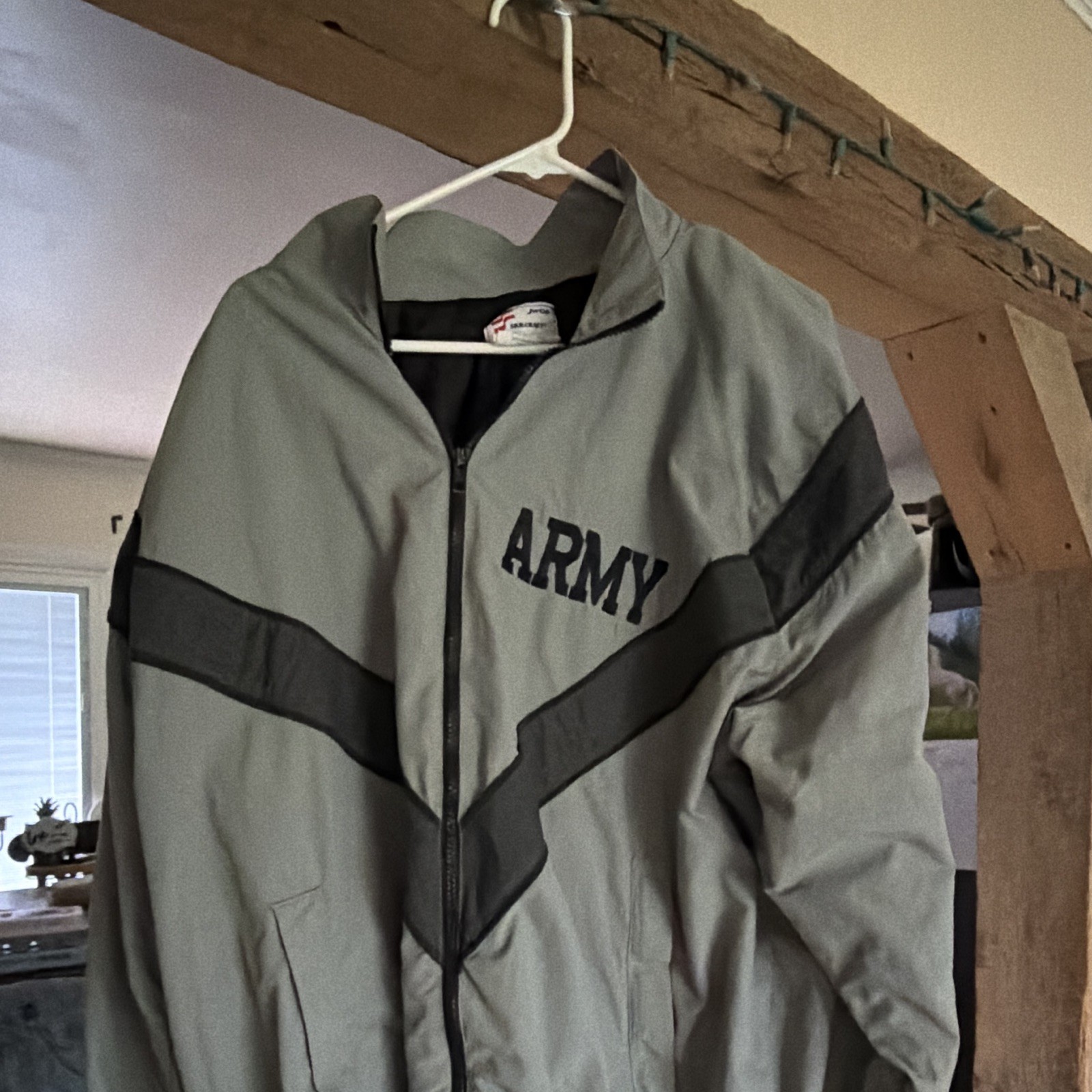 SKILCRAFT U.S. Army IPFU Jacket Gray/Black Large Regular Zip Front