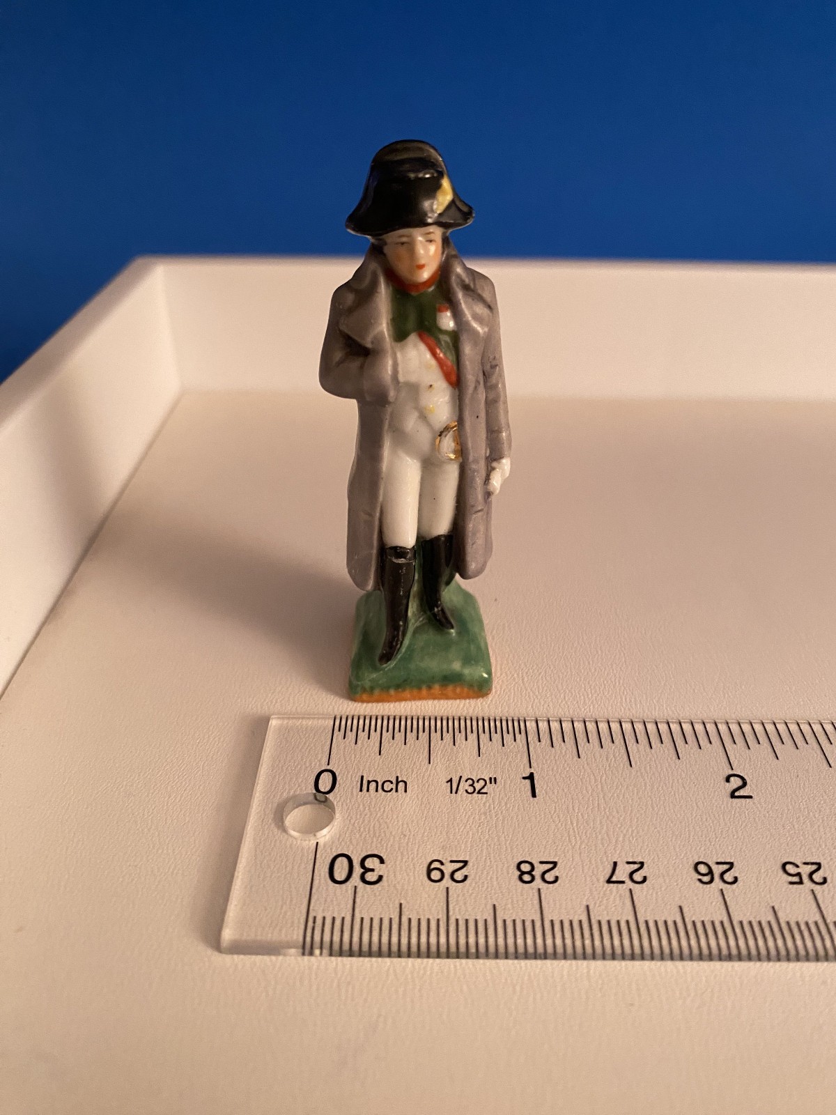 ANTIQUE 19th c German porcelain FIGURINE NAPOLEON excellent condition