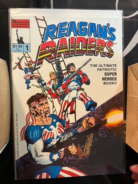 Reagan\'s Raiders #1 (Solson Publications October 1986) Ronald Reagan 1st Issue