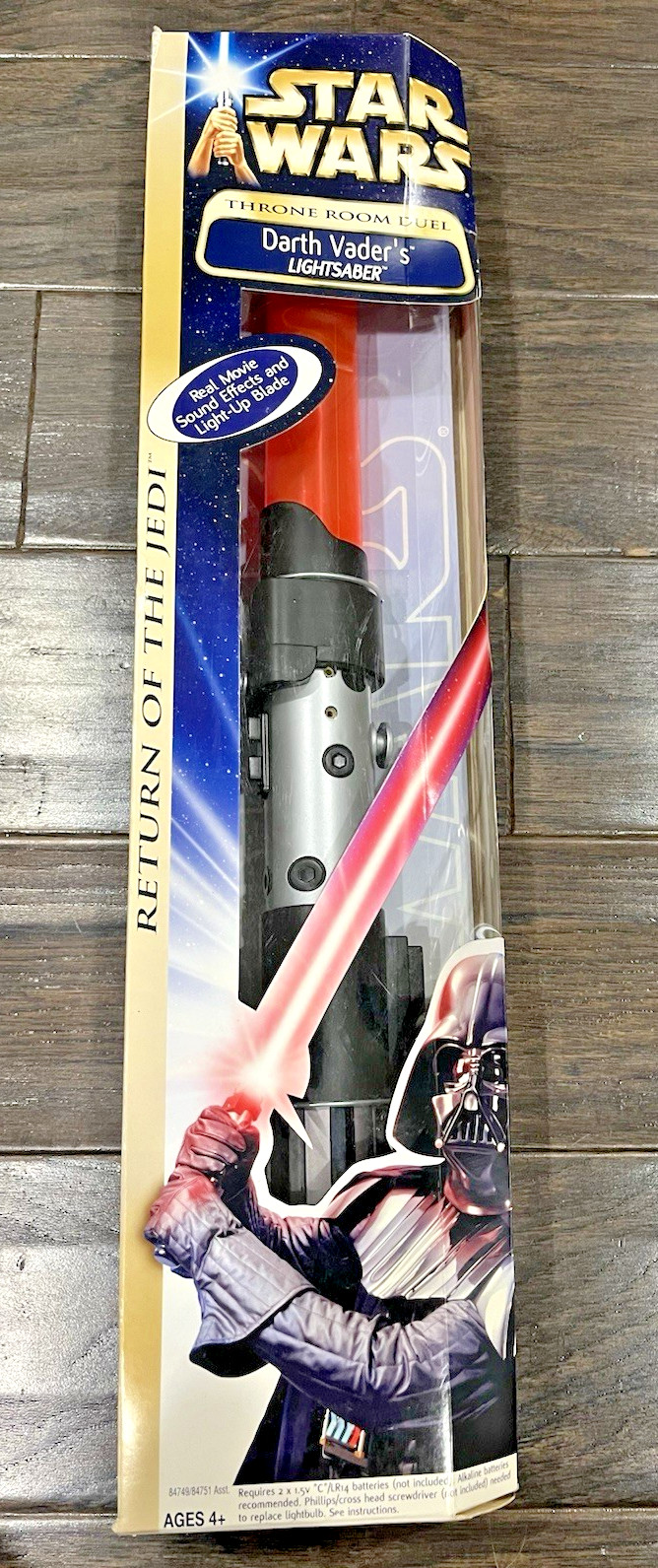 Hasbro Star Wars Darth Vader\'s Light Saber 2003 Return Of The Jedi Throne Room