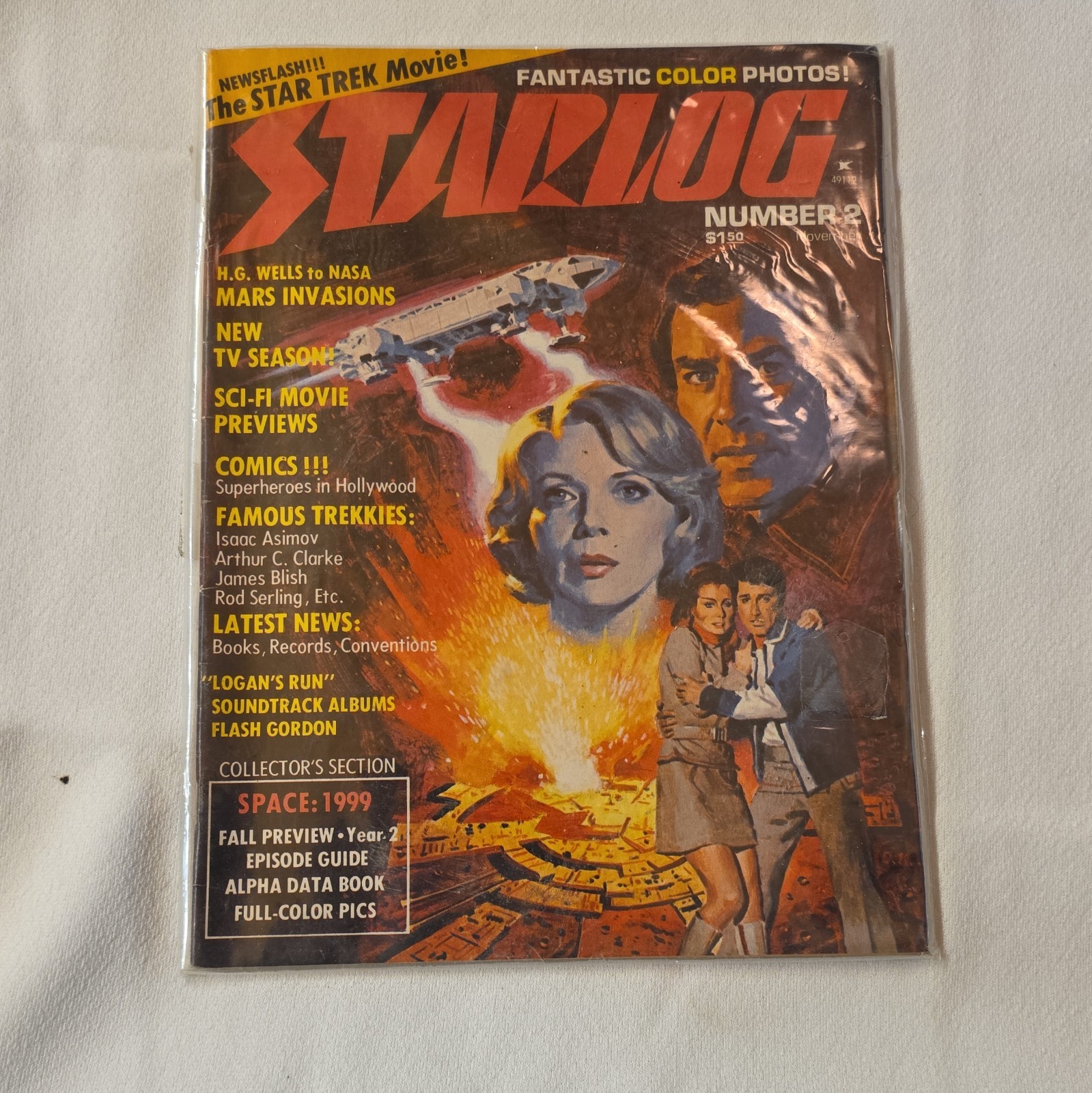 Starlog Magazine #2 Science Fiction Star Trek Movies Comics Illustrated