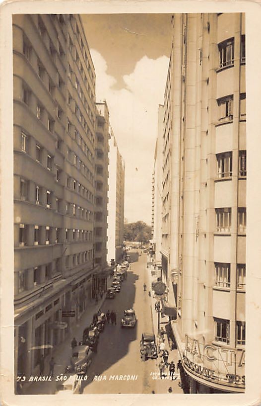 Brasil - SÃO PAULO - Rua Marconi - POSTAL FOTO - Ed. Colombo 73
