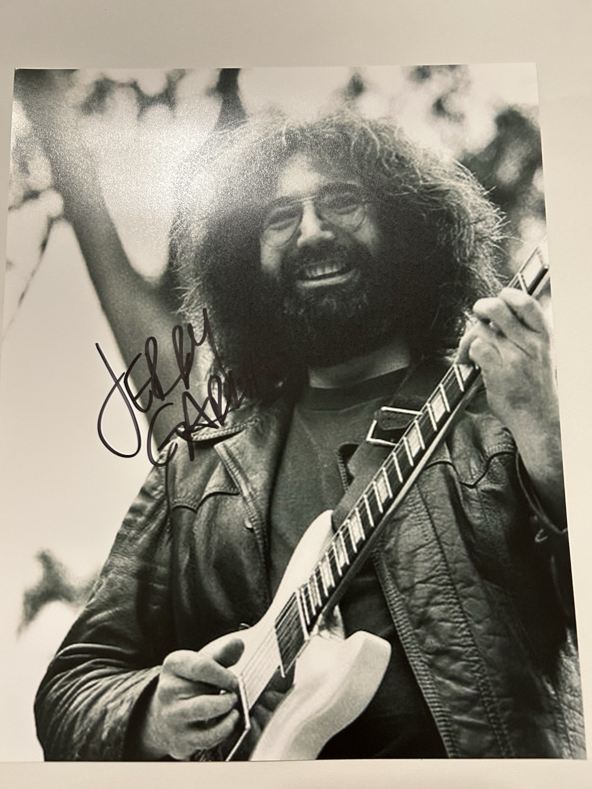 Jerry Garcia 8x10 Autographed Photo With COA Jerry Garcia 8x10 Autographed Photo With COA