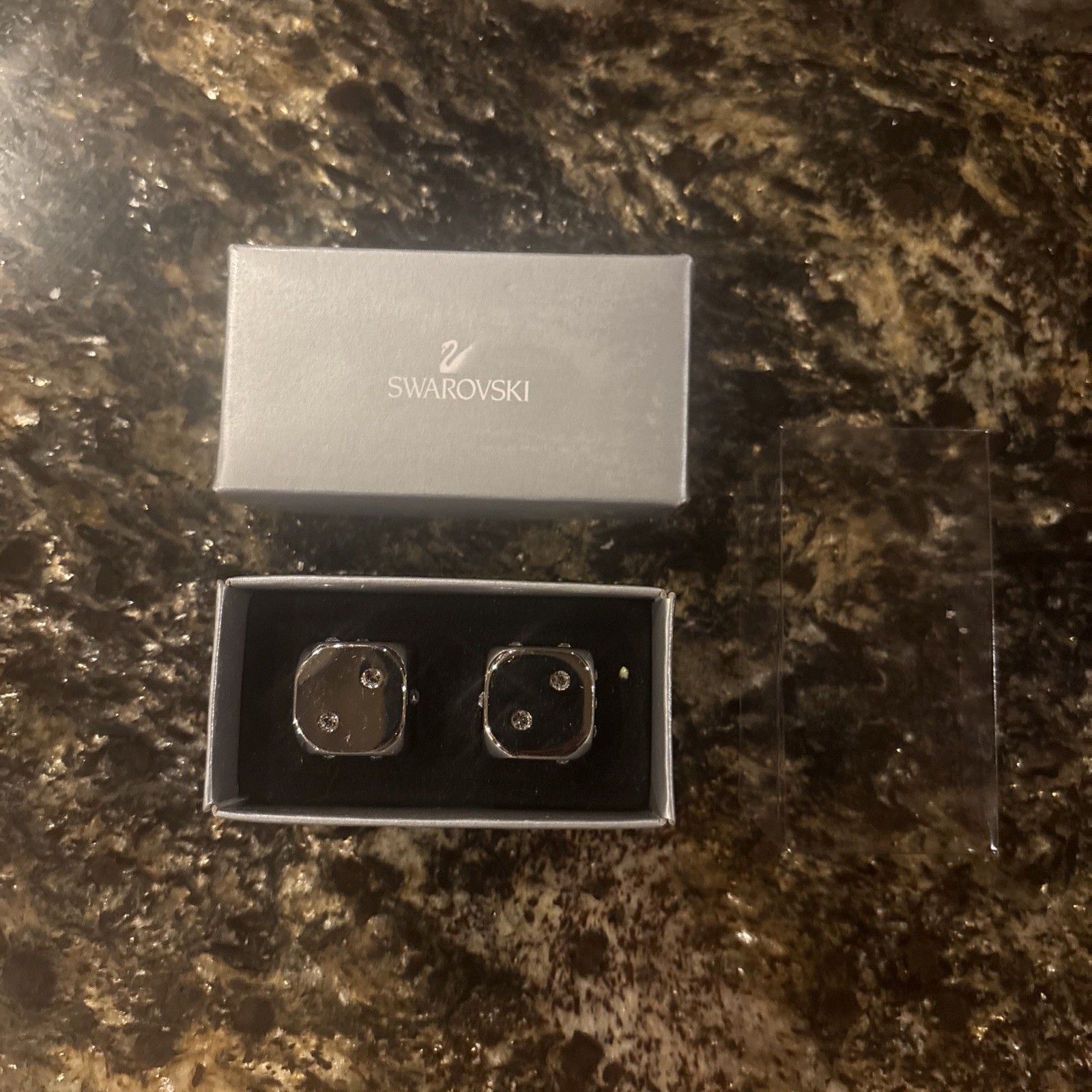 Swarovski Elegant Authentic Crystal Dice Set