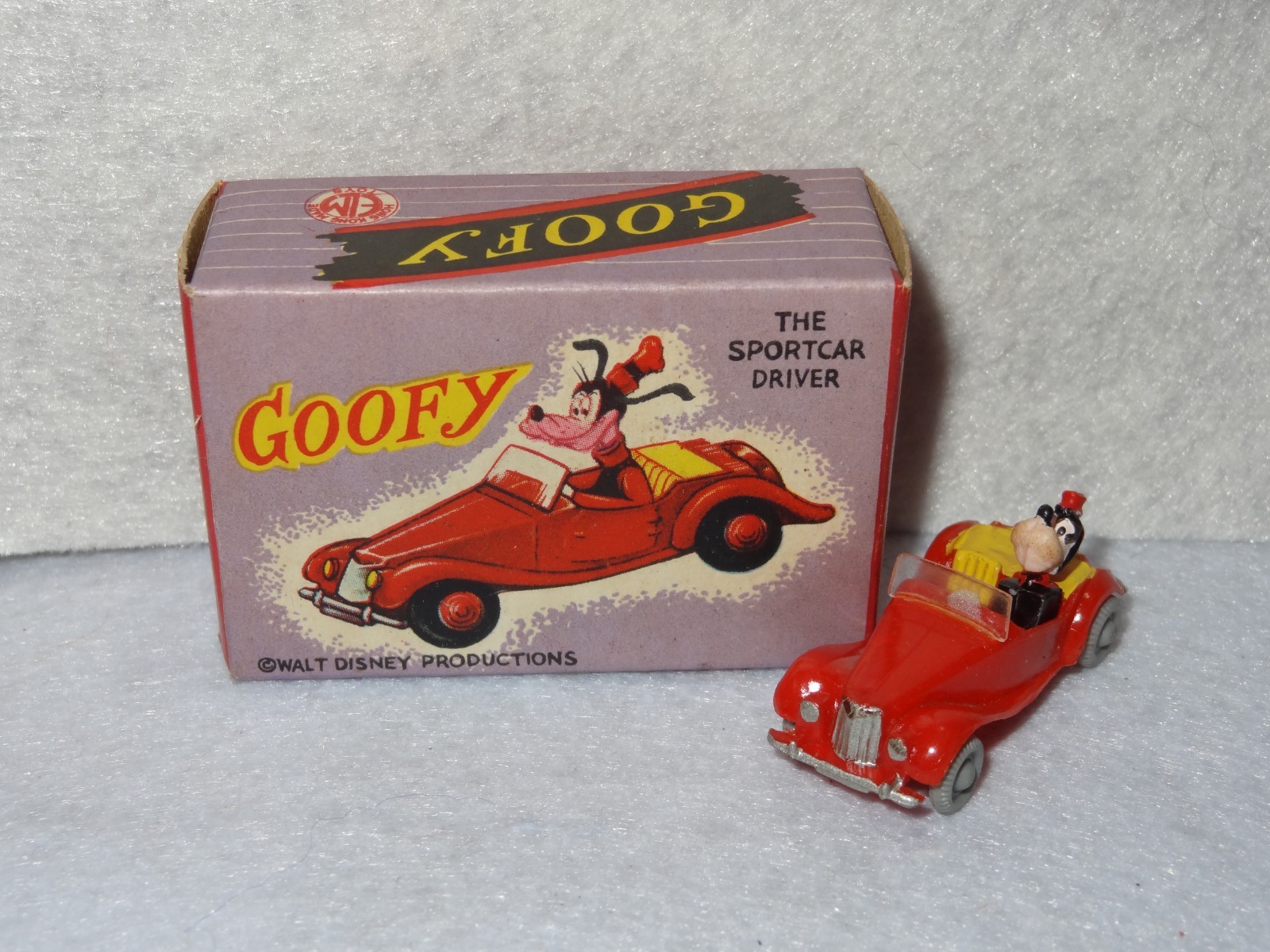 Vintage Disney Goofy Box & Car 