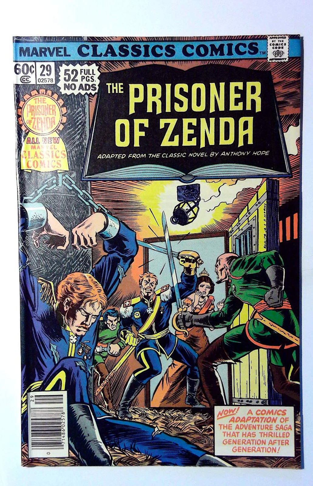 Marvel Classics Comics #29 (1977) Marvel Comics Prisoner of Zenda 1st Print