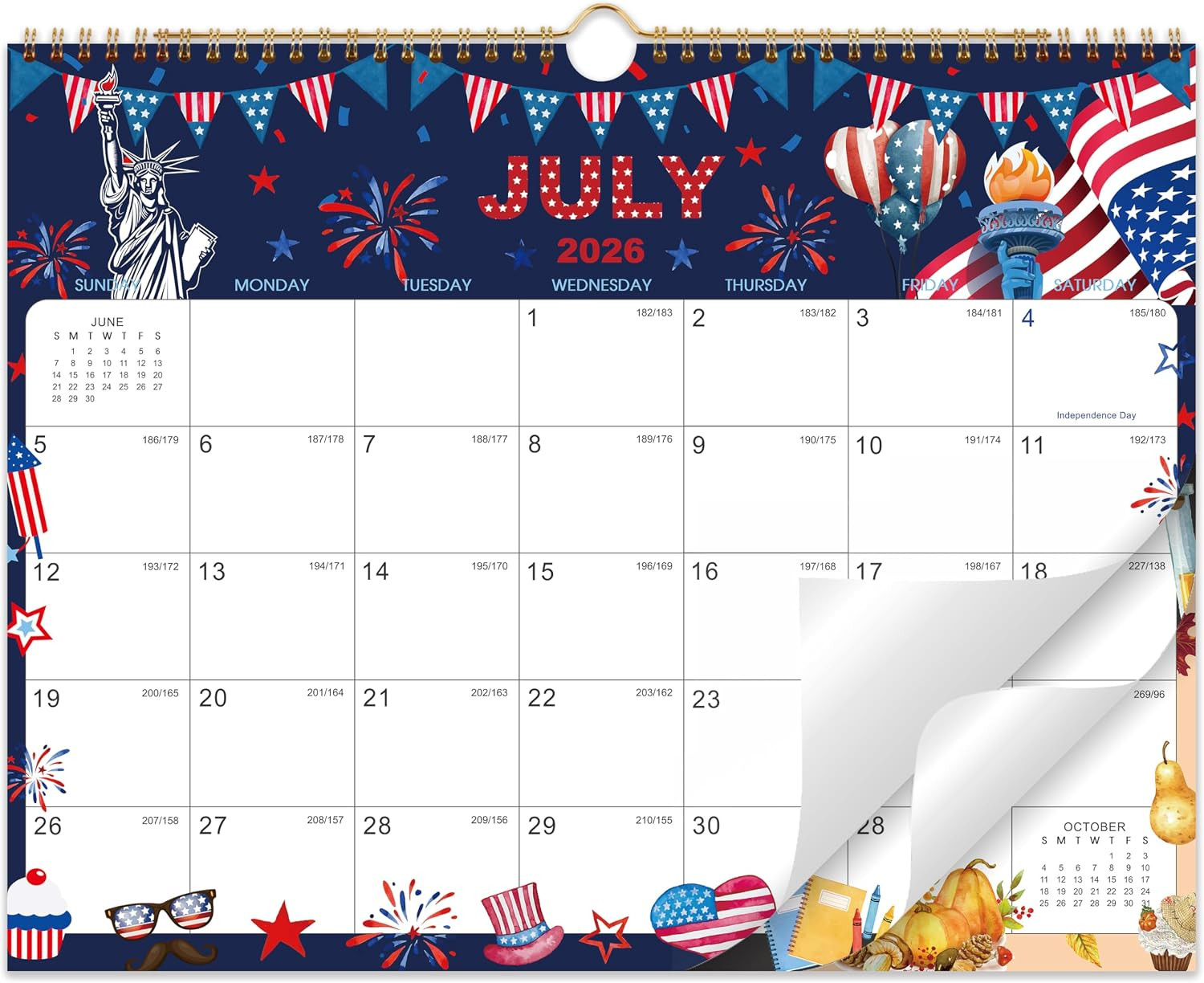 2026-2027 Wall Calendar - Large Calendar 2026-2027, Jul. 2026 - Dec. 2027