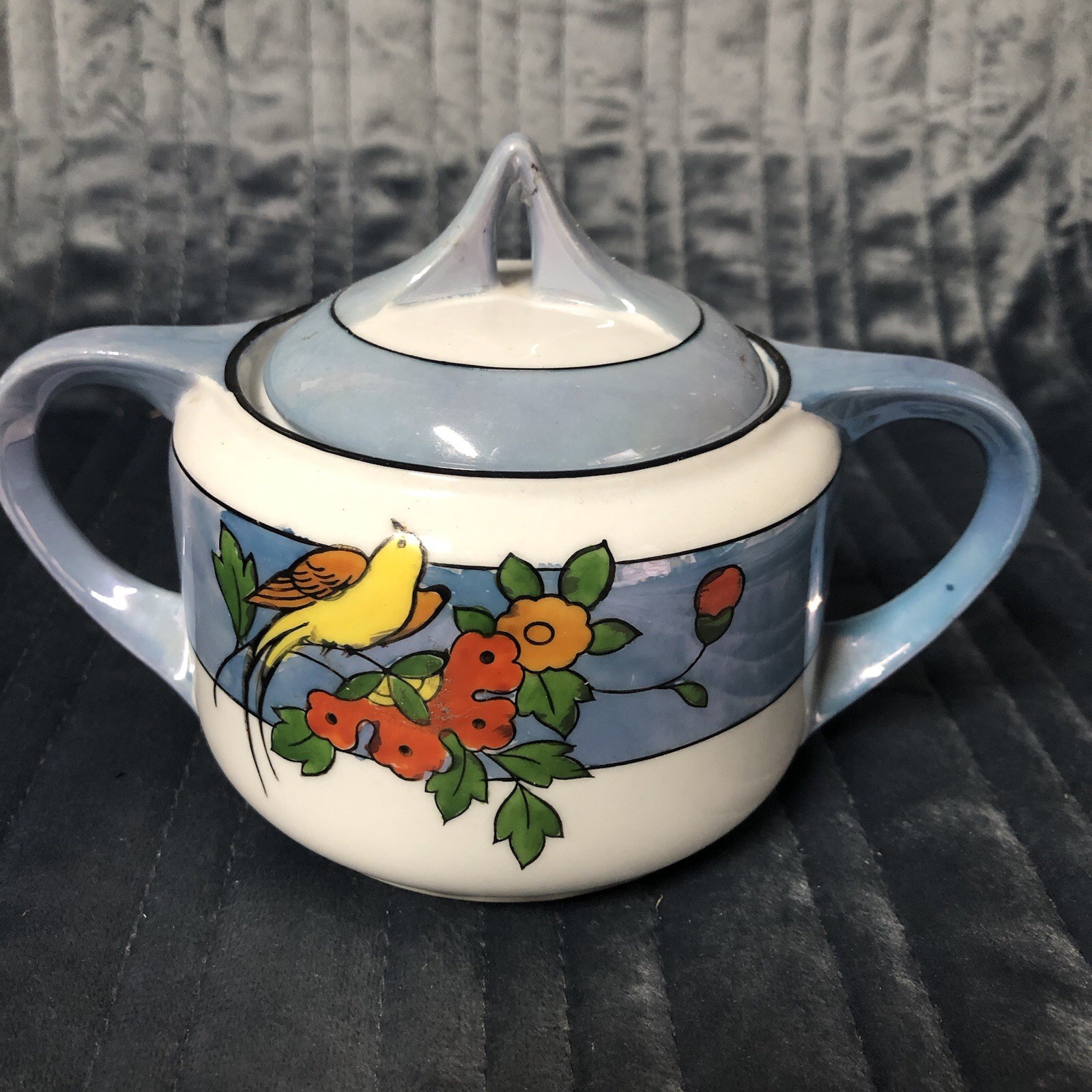 Vintage Noritake Hand Painted Sugar Bowl