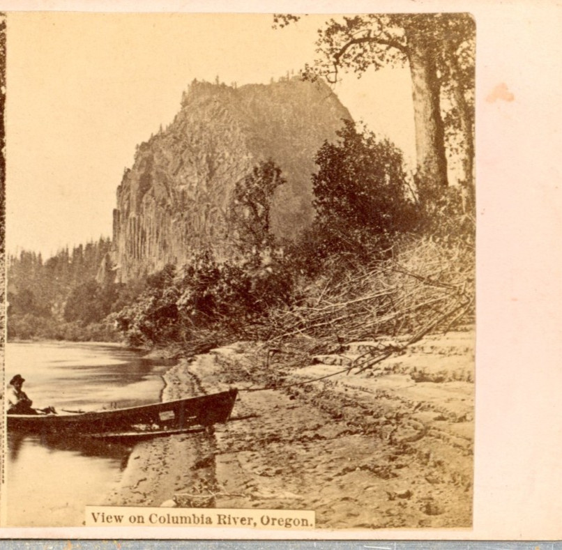 OREGON, View On The Columbia River--Stereoview C21