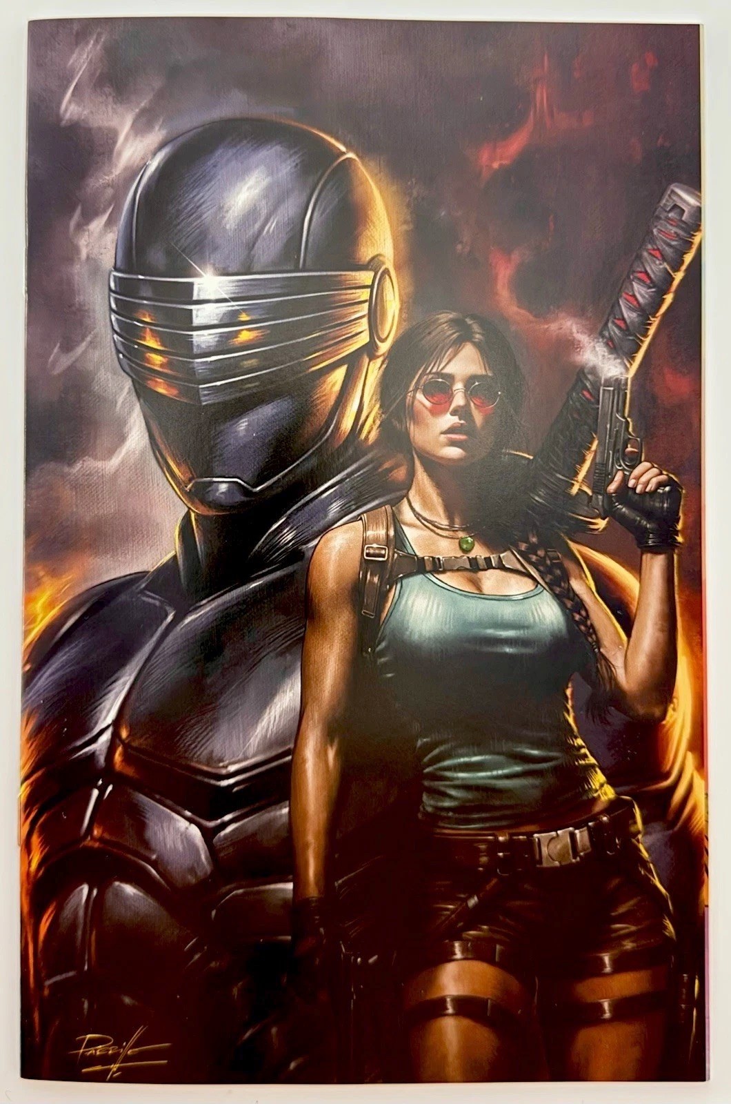 G.I. Joe x Tomb Raider #1 VIRGIN NYCC Parrillo Cohen Exclusive LTD 650