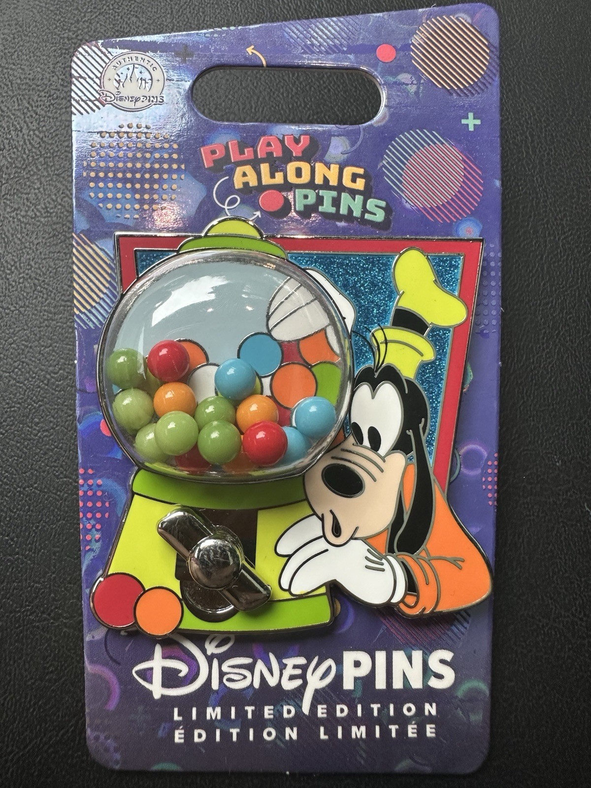 Disney 2026 Play Along Pins Goofy Gumball Machine Pin Gum Ball LE 2,000 1/12 NEW