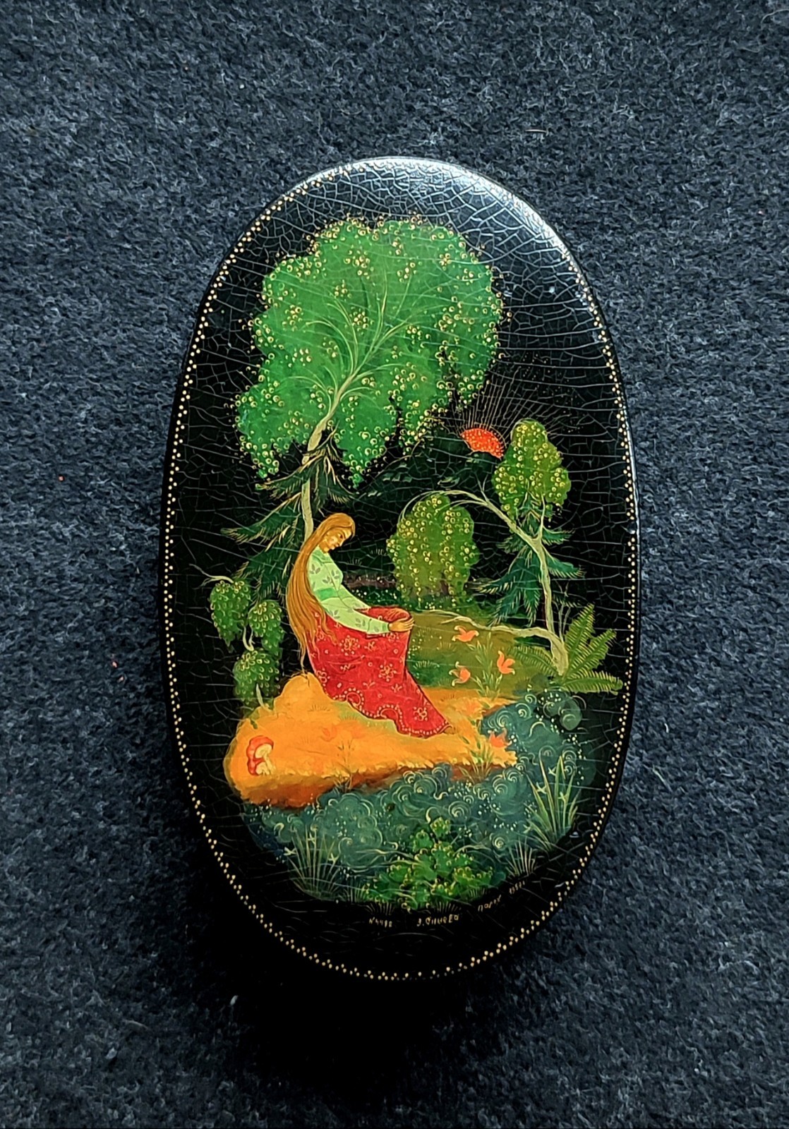 ❗Palekh 1950 Russian Lacquer Box \