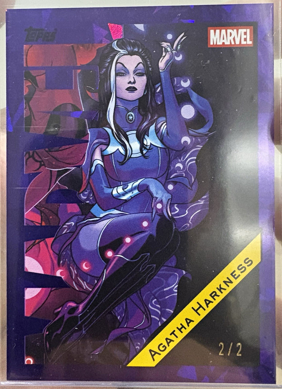 2025 Topps Marvel Collect Agatha Harkness #M-46 Serial Numbered 2/2