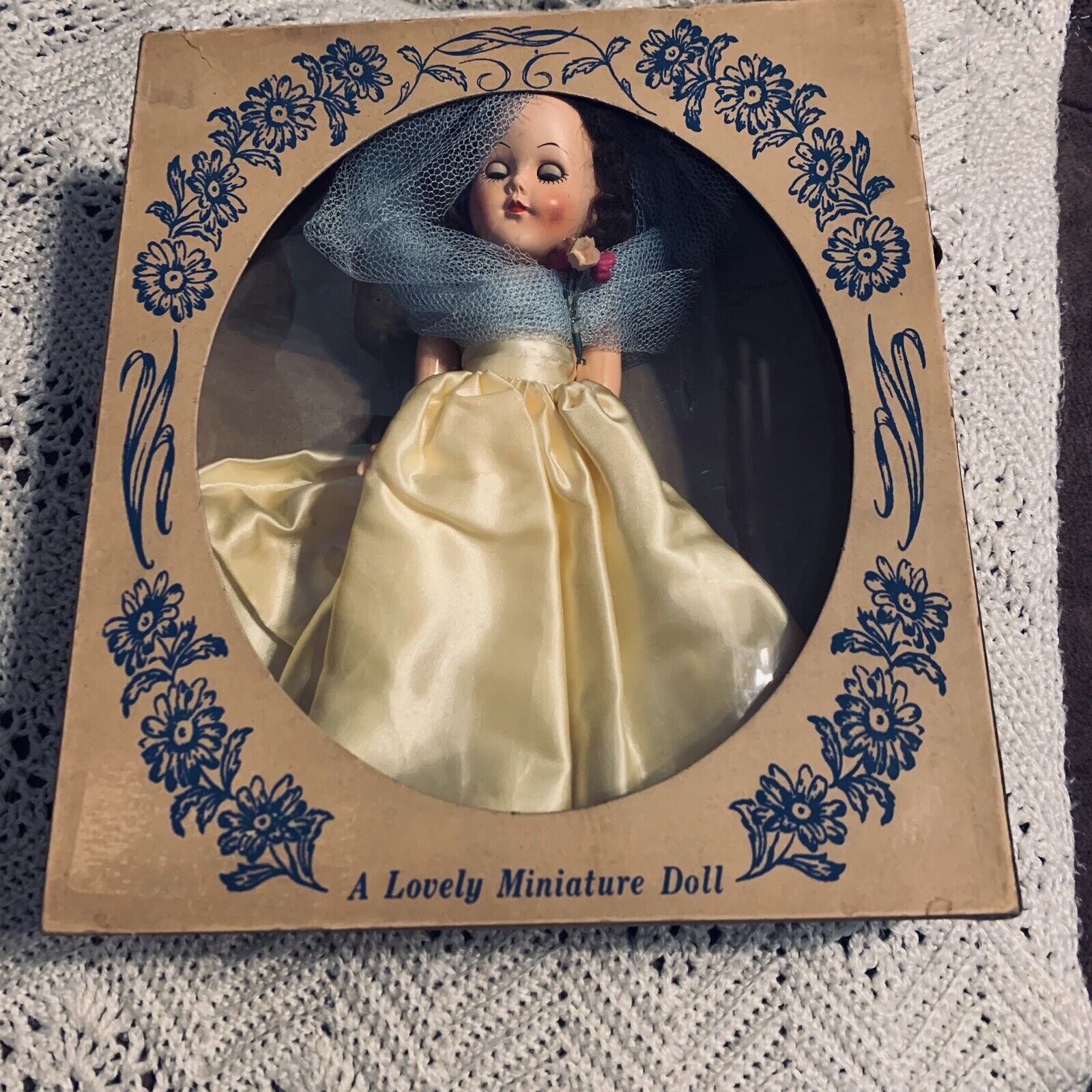 Vintage Miniature America Doll 1950s In Box