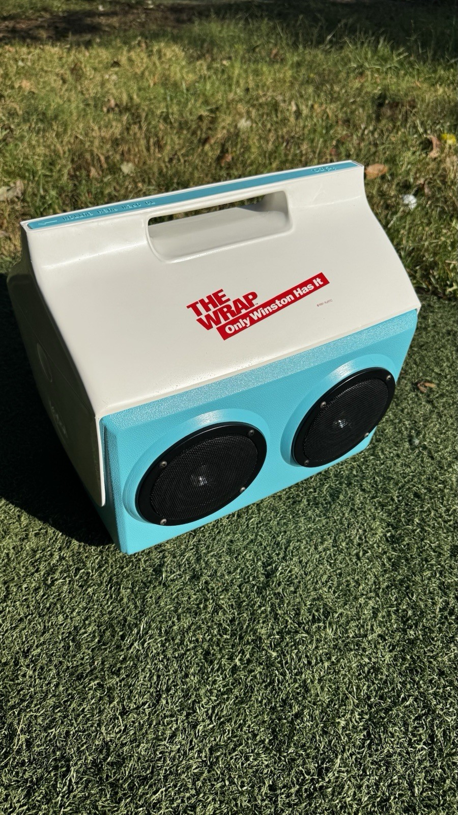 Rare Vintage 1980s Igloo Kool Tunes Cooler - Winston Cigarette Promo 