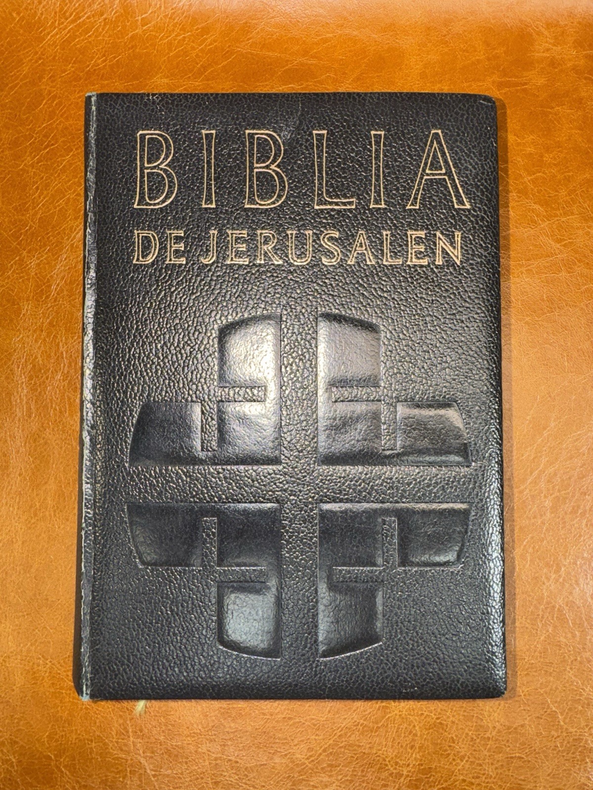 Biblia de Jerusalén 1967, Primera Edición, Encuadernada Símil  Piel, DDB.