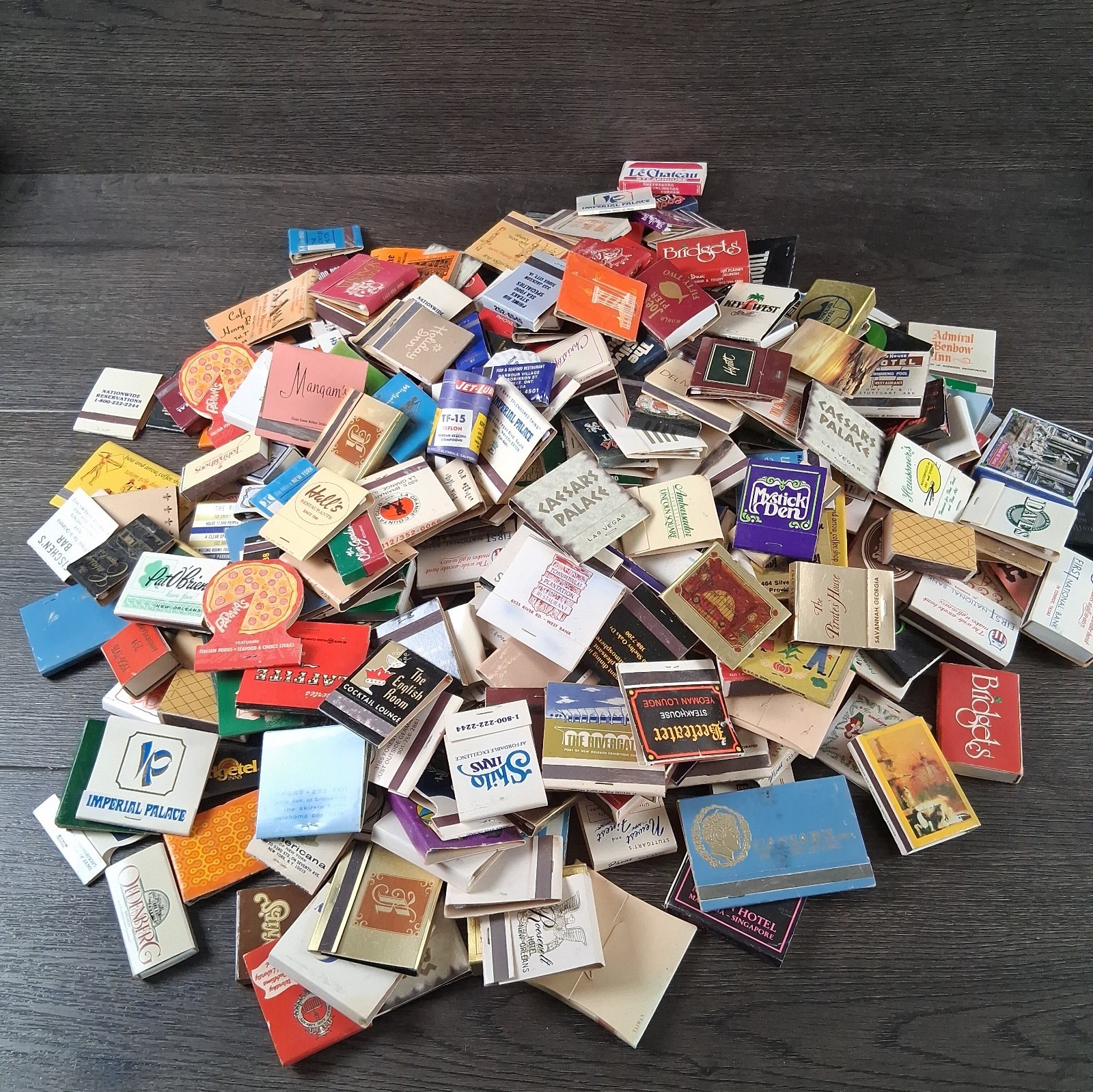 Vintage Matches Lot Of Over 200+ Hotels, Bars, Restaurants, Casino, Automotive