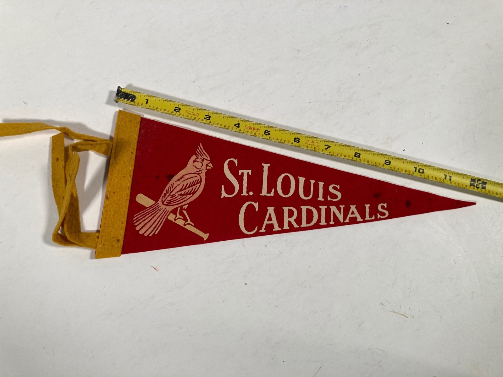 VTG Antique 1940s 1950s Felt Flag Pennant St Louis Cardinals 12 VTG Antique 1940s 1950s Felt Flag Pennant St Louis Cardinals 12