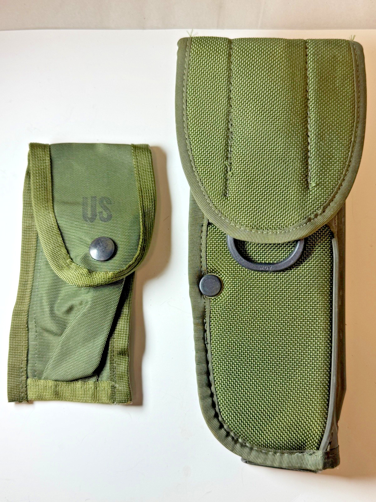 USGI M12 Beretta M9 Pistol Holster & Matching Magazine Ammo Pouch Set OD Green USGI M12 Beretta M9 Pistol Holster & Matching Magazine Ammo Pouch Set OD Green