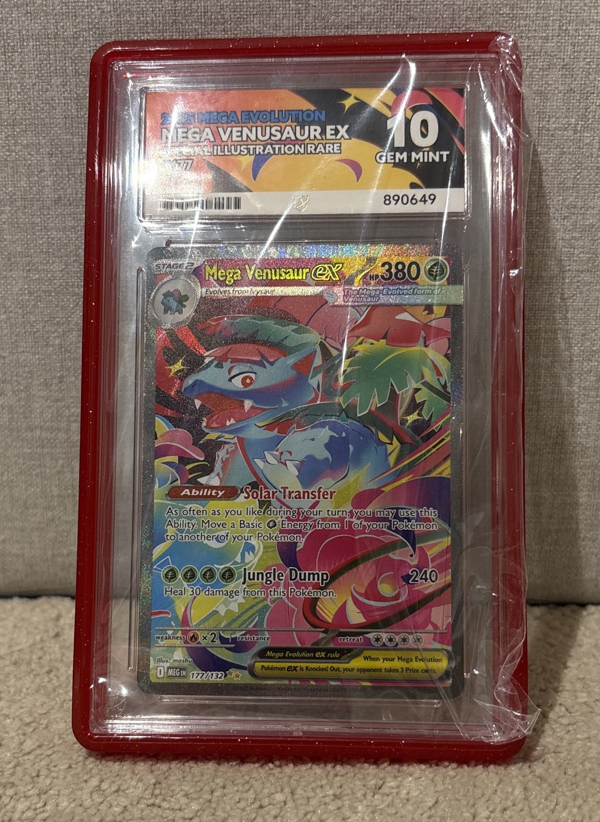 Mega Venusaur ex 177/132 Me01: Mega Evolution Holo