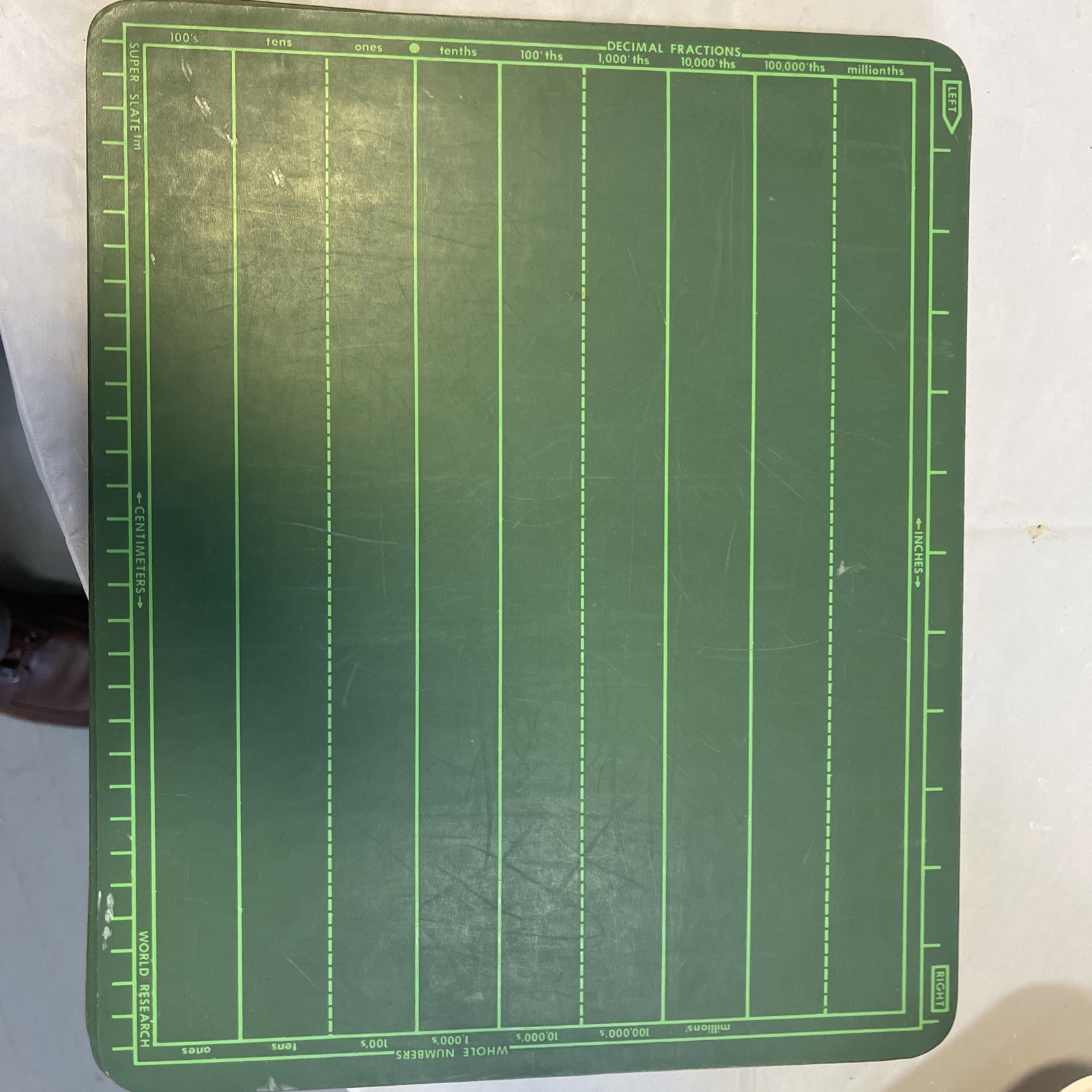 8 Vintage Super Slate World Research Student Chalkboards Masonite Green 13X11