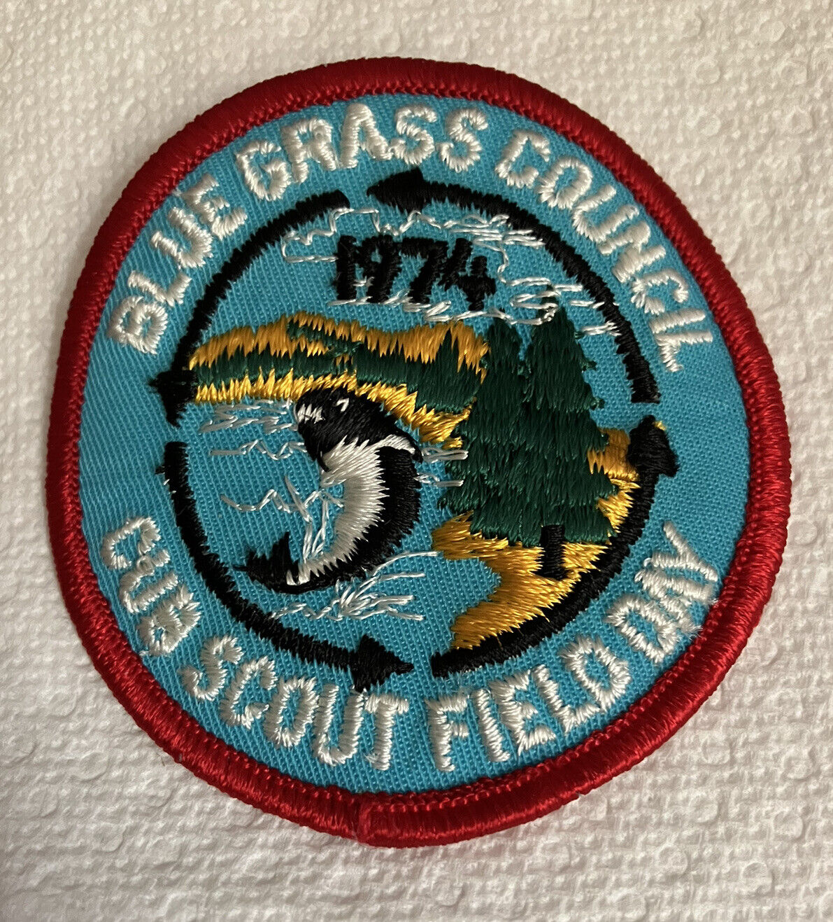 1974 Bluegrass Council Cub Scout Field Day Boy Scout Patch BSA Vintage