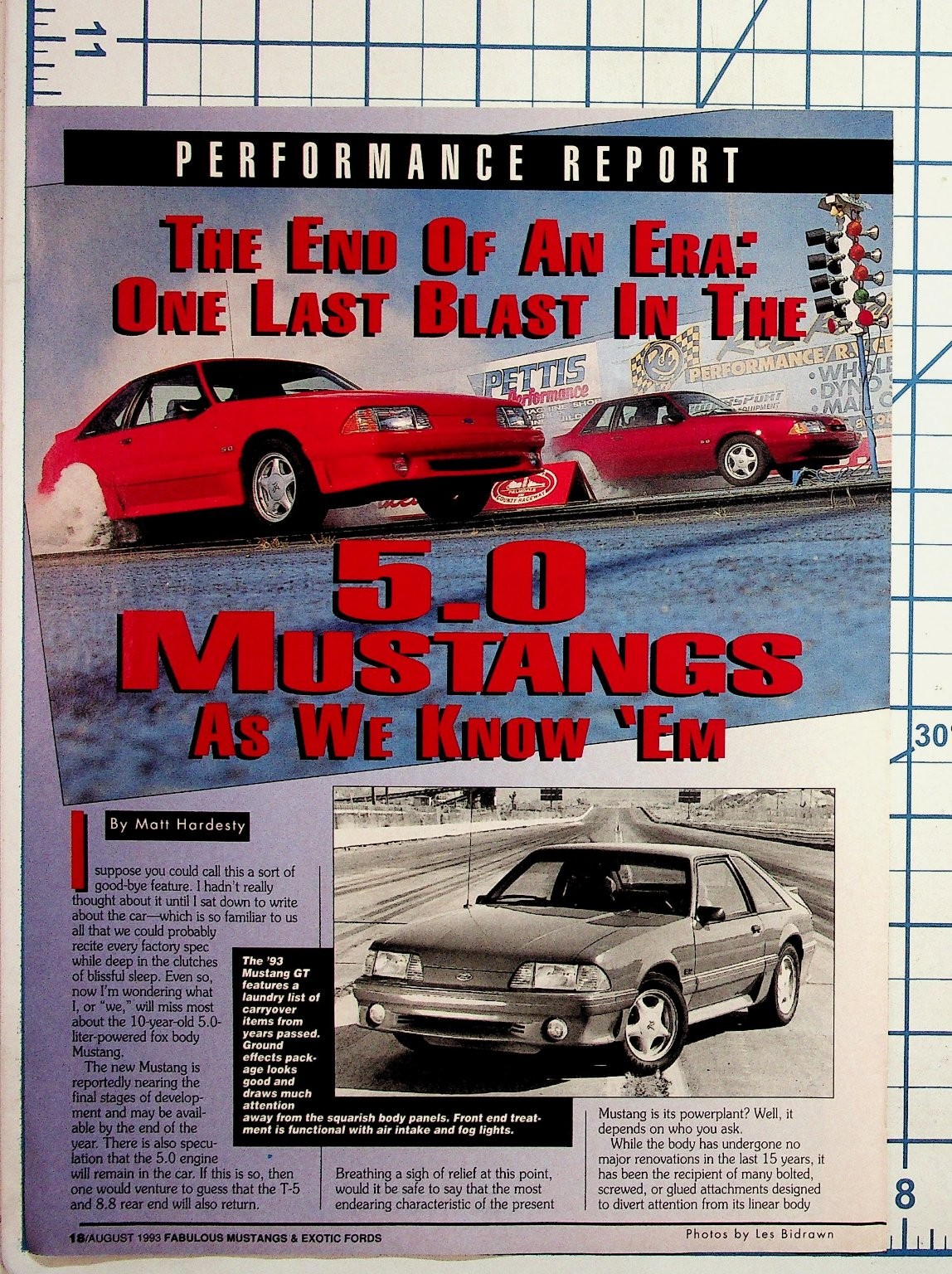 1993 Fox Body Mustang 5.0 Performance Report Magazine Article