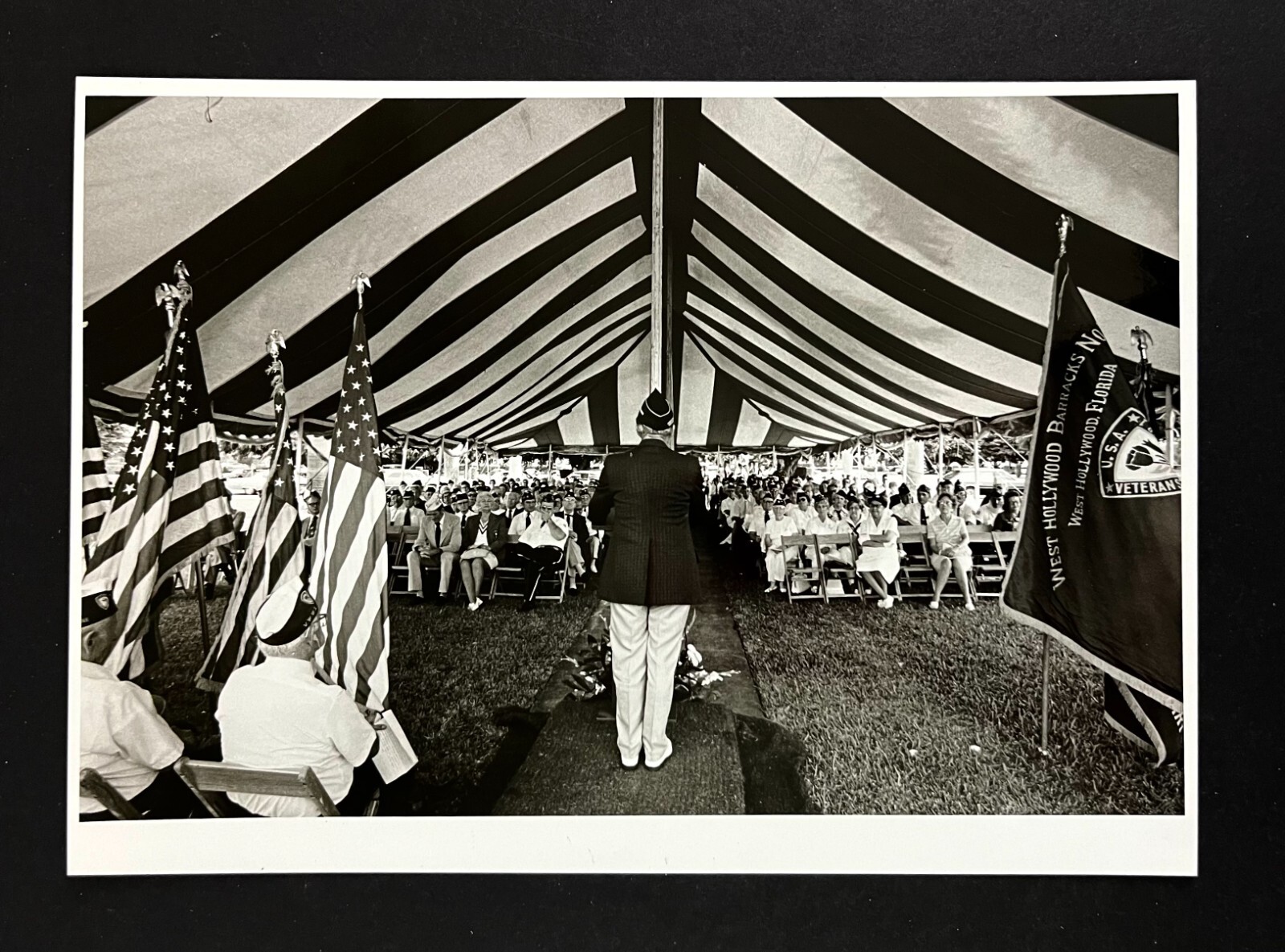 1975 West Hollywood Florida Barracks Veterans Day Celebration VTG Press Photo
