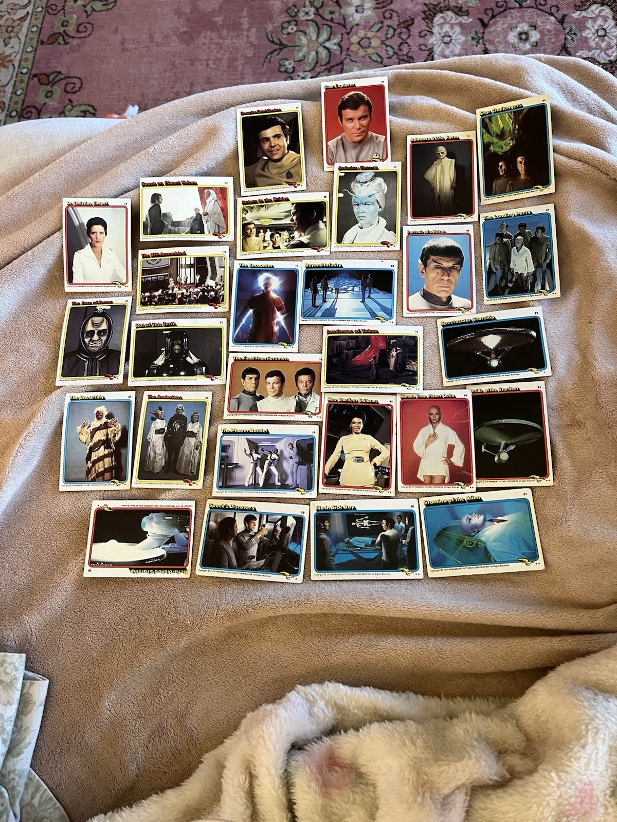 Vintage 1979 Topps Star Trek Trading Cards Large Lot 28 No Doubles 🚀🪐💫