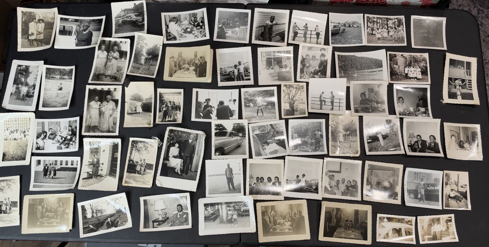 Vintage African American Family Snapshot Photo Lot 1950s 1960 Black Americana